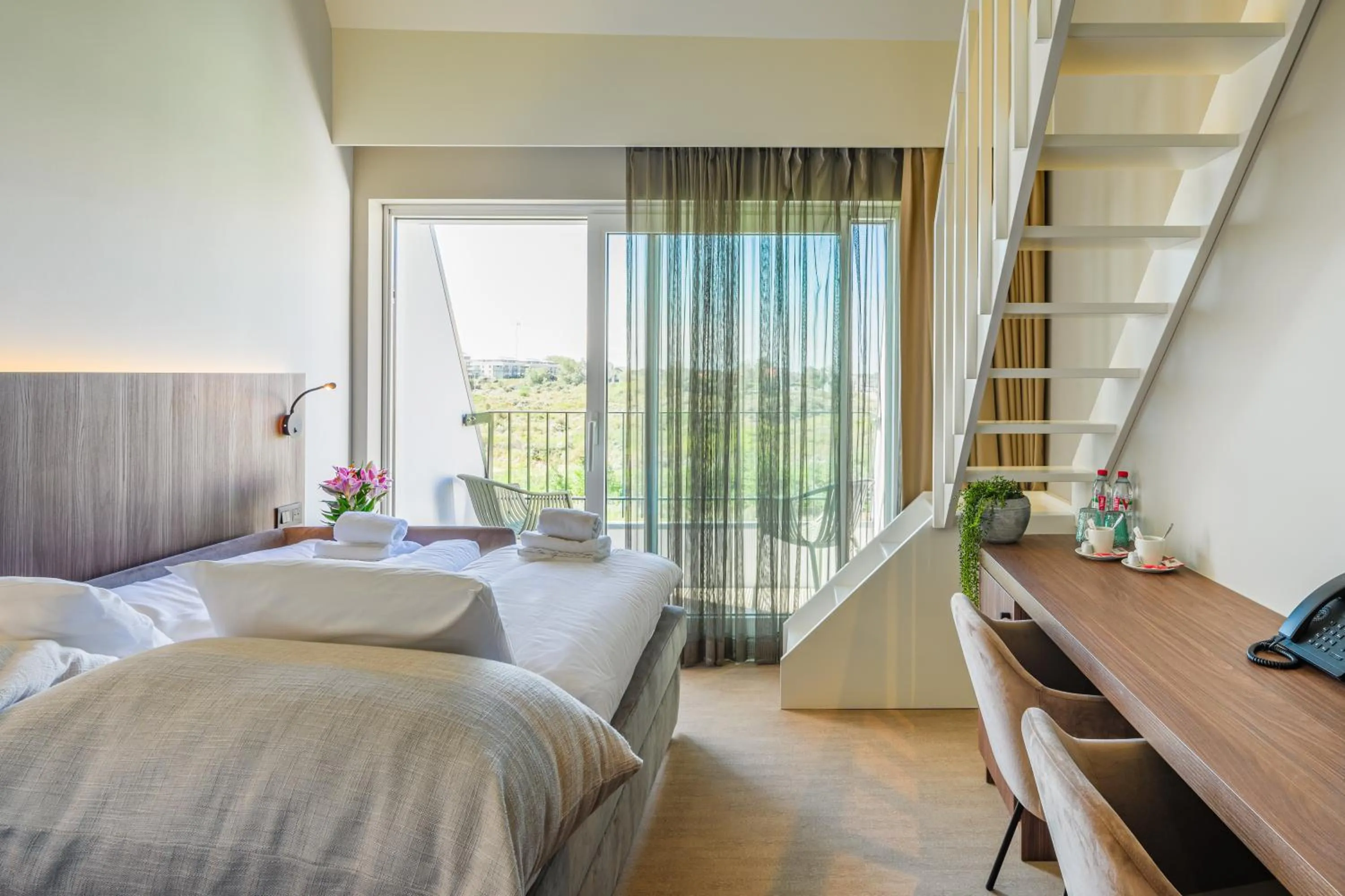 Bed in Dune Hotel Nieuwpoort