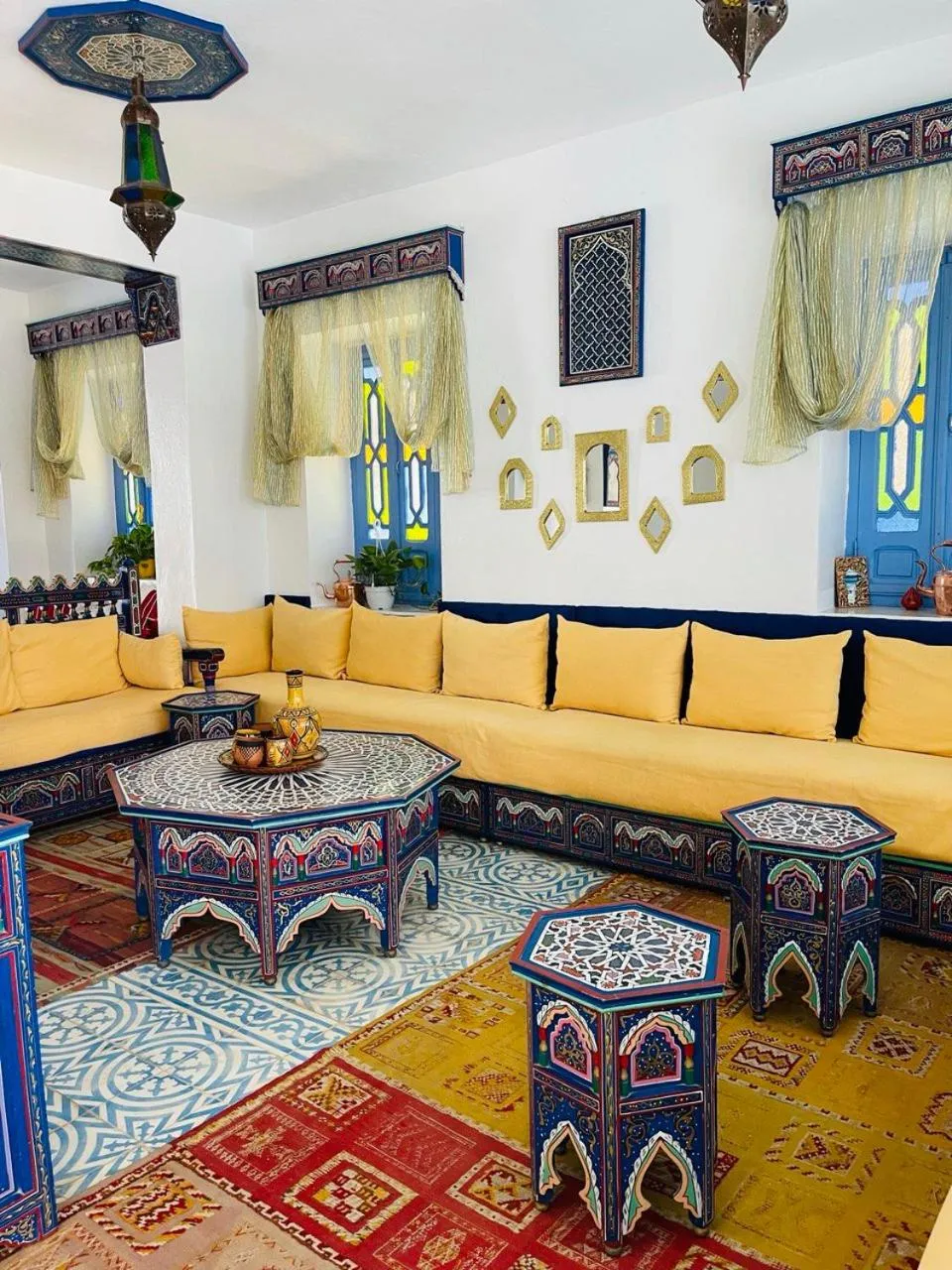 Seating area in Hôtel Al Kalaa