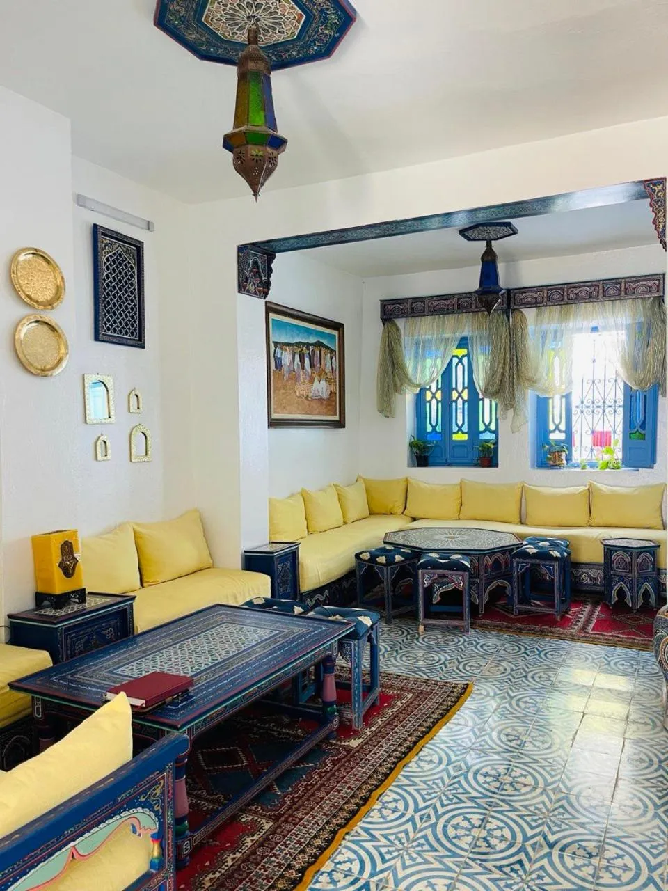 Seating area in Hôtel Al Kalaa