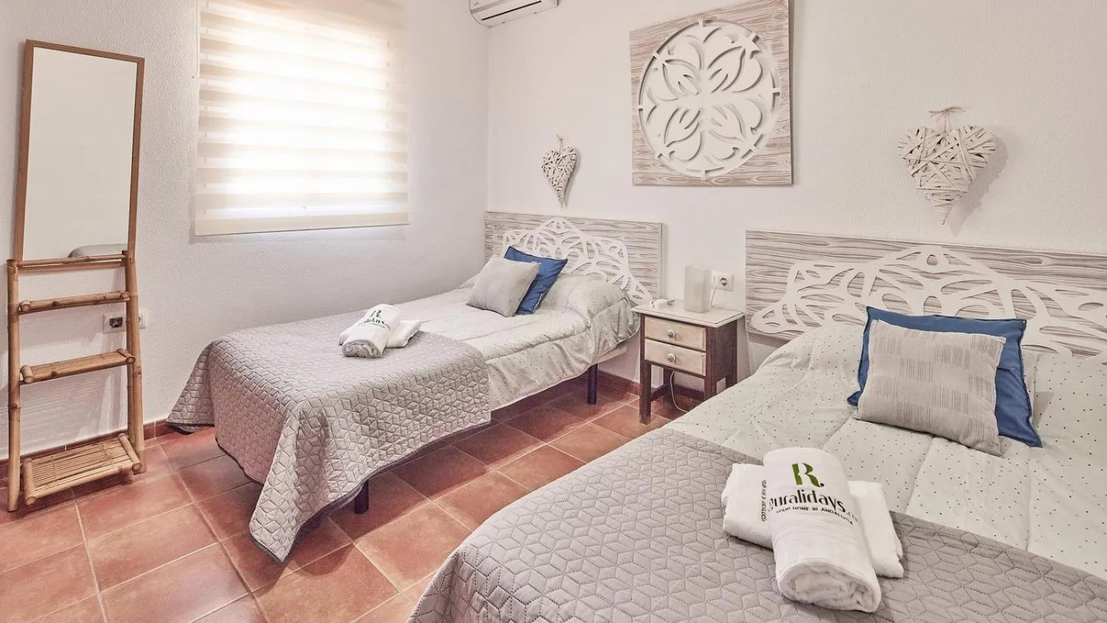 Bedroom, Bed in Villa Lola 14 Chiclana de la Frontera by Ruralidays