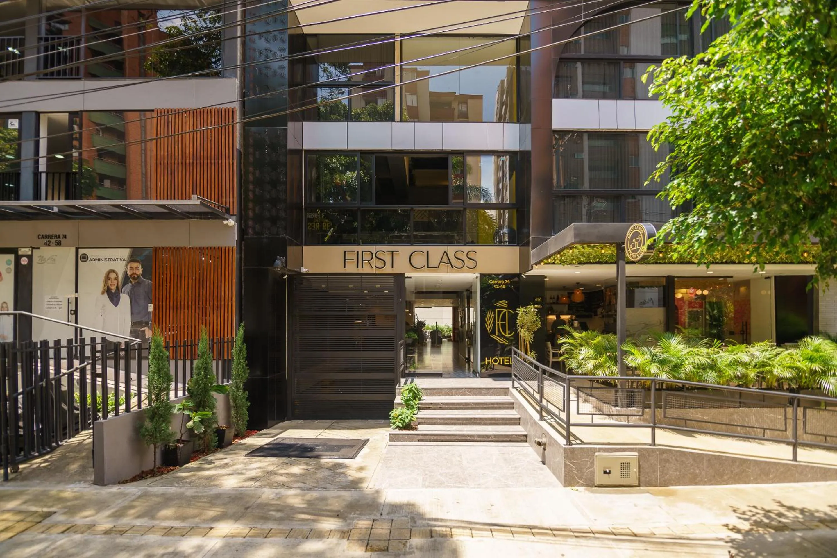 Facade/entrance in First Class Hotel