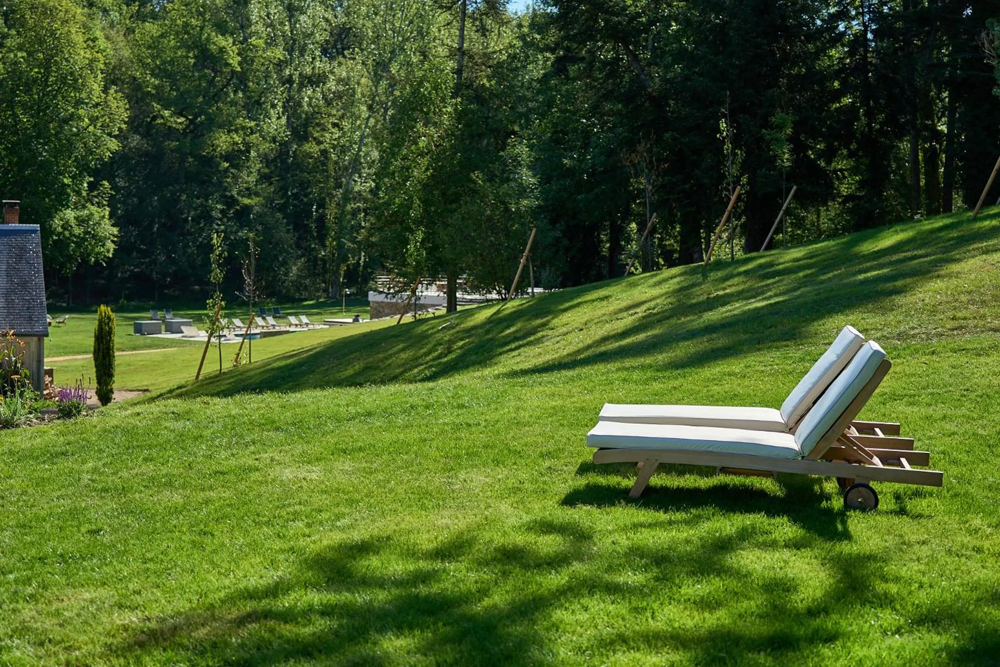 Natural landscape in Domaine de la Commanderie de Ballan