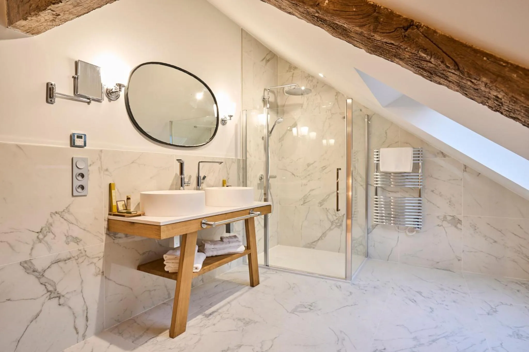 Shower in Domaine de la Commanderie de Ballan