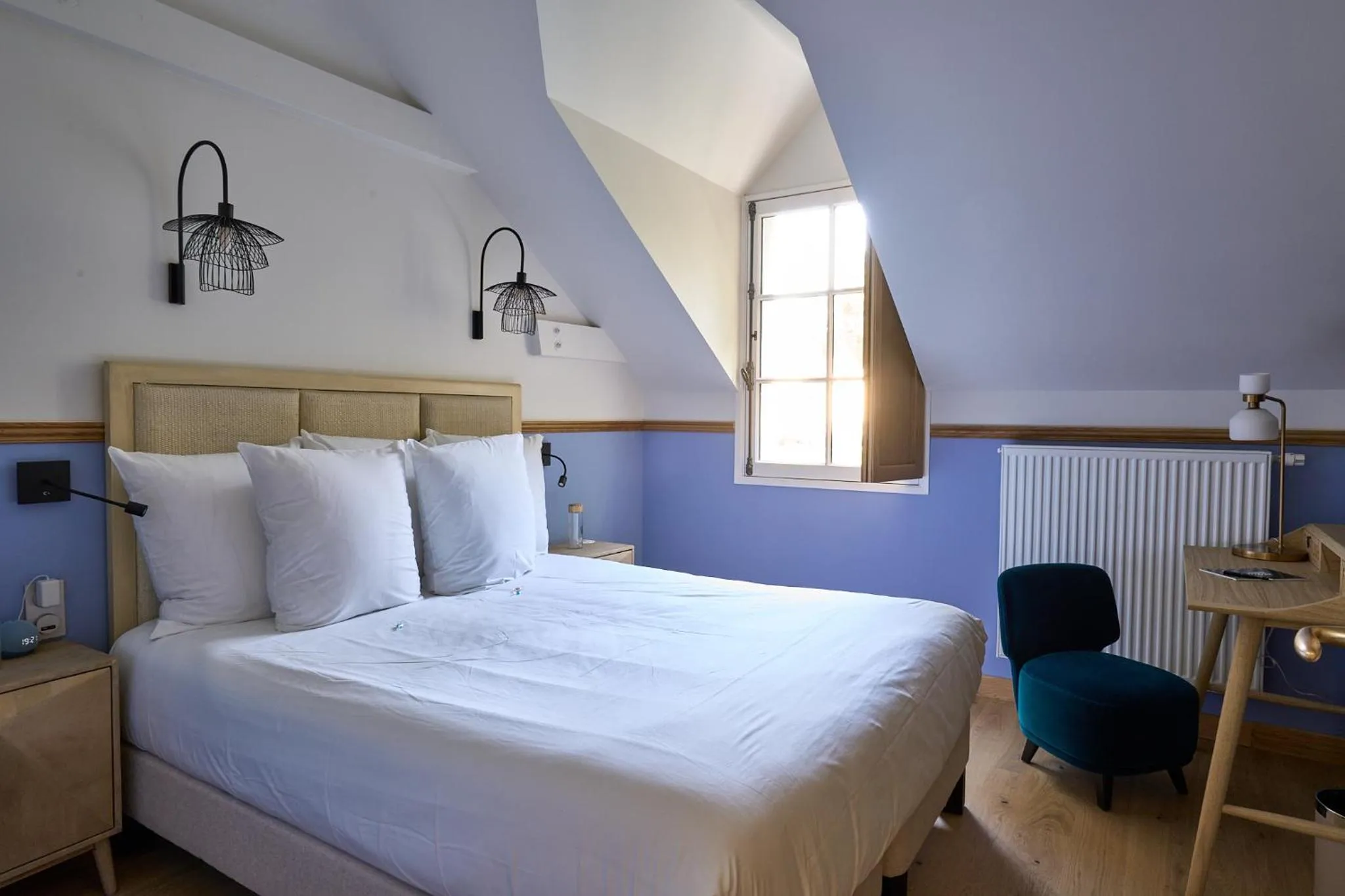 Bedroom, Bed in Domaine de la Commanderie de Ballan