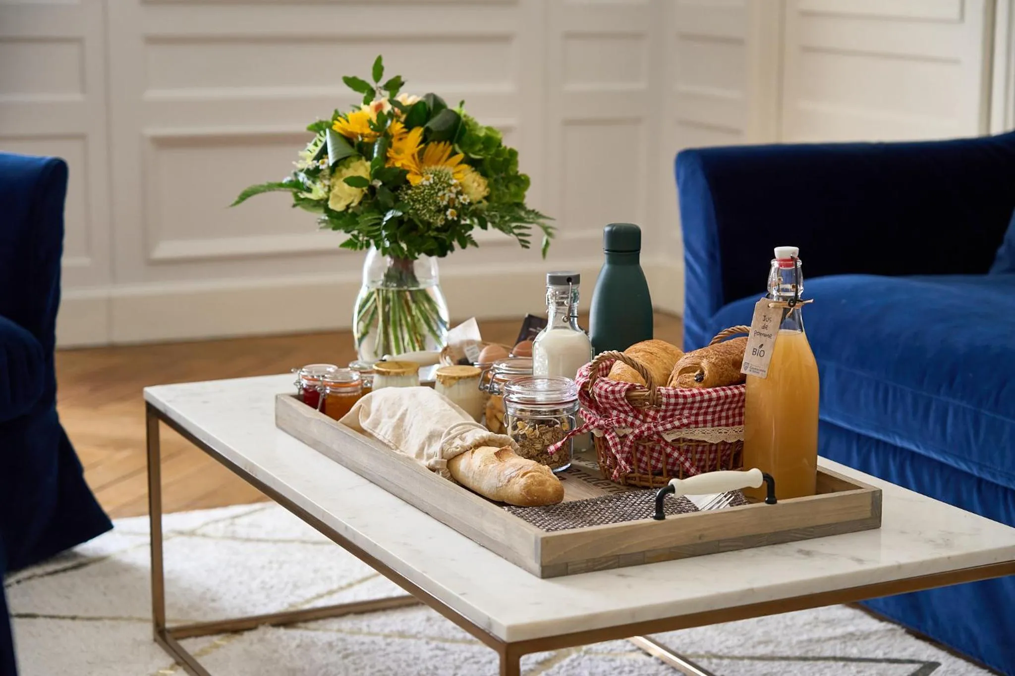 Breakfast in Domaine de la Commanderie de Ballan