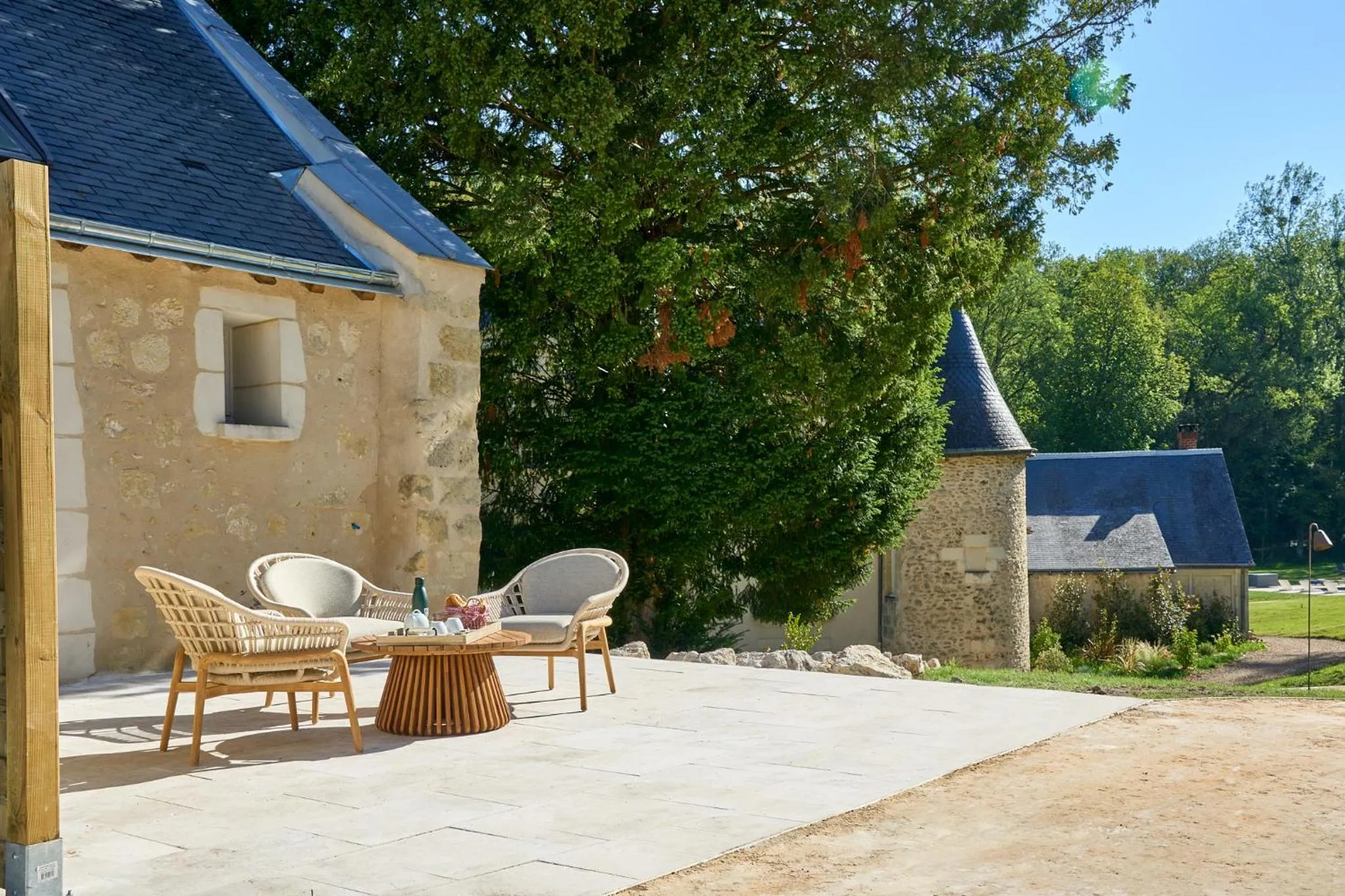 Garden in Domaine de la Commanderie de Ballan