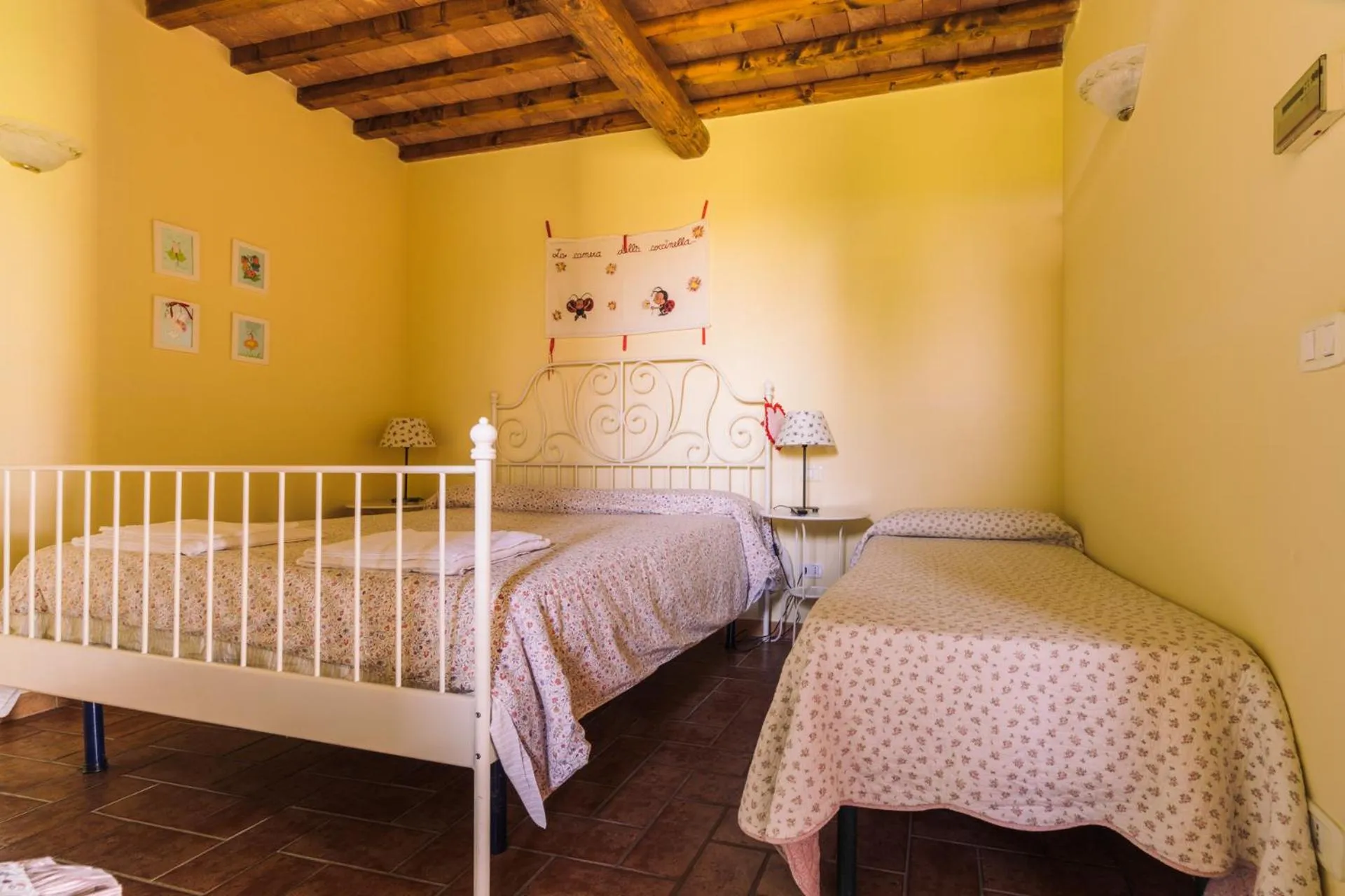 Bedroom, Bed in Agriturismo il Laghetto