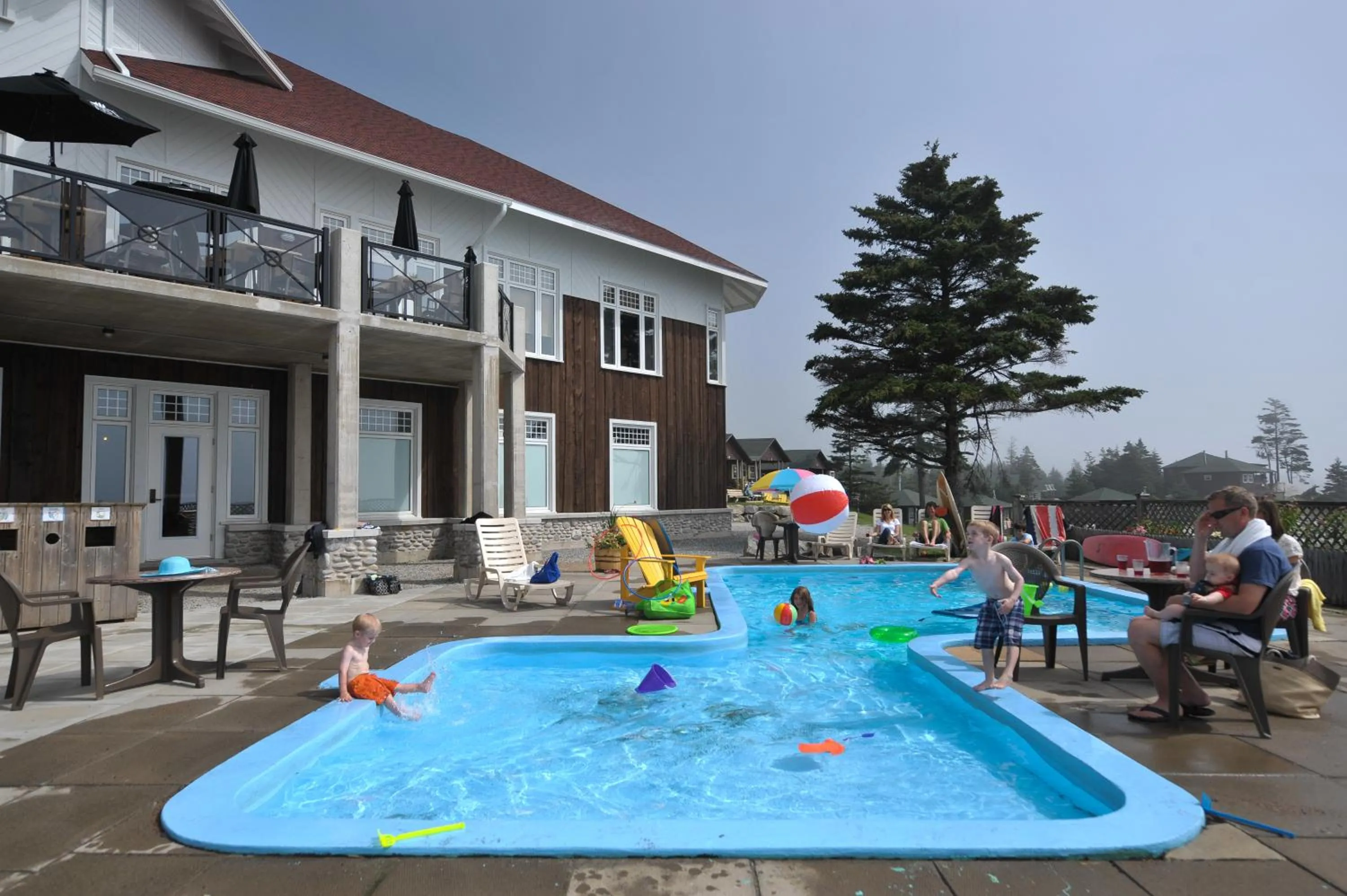 Swimming pool in White Point Beach Resort