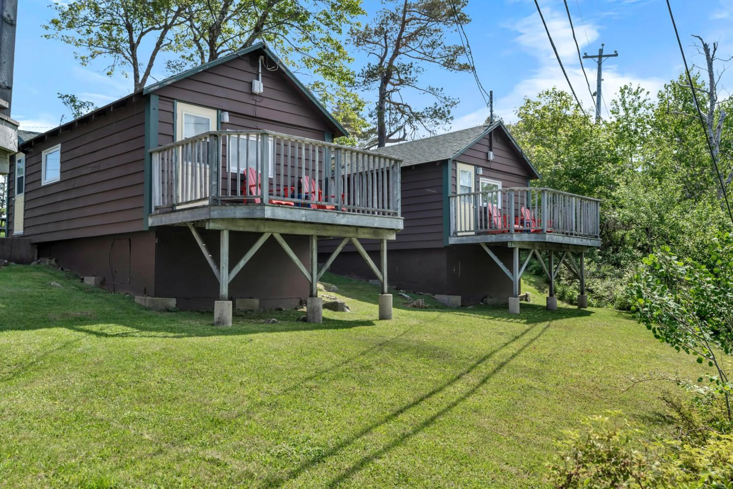 Bird's eye view in White Point Beach Resort