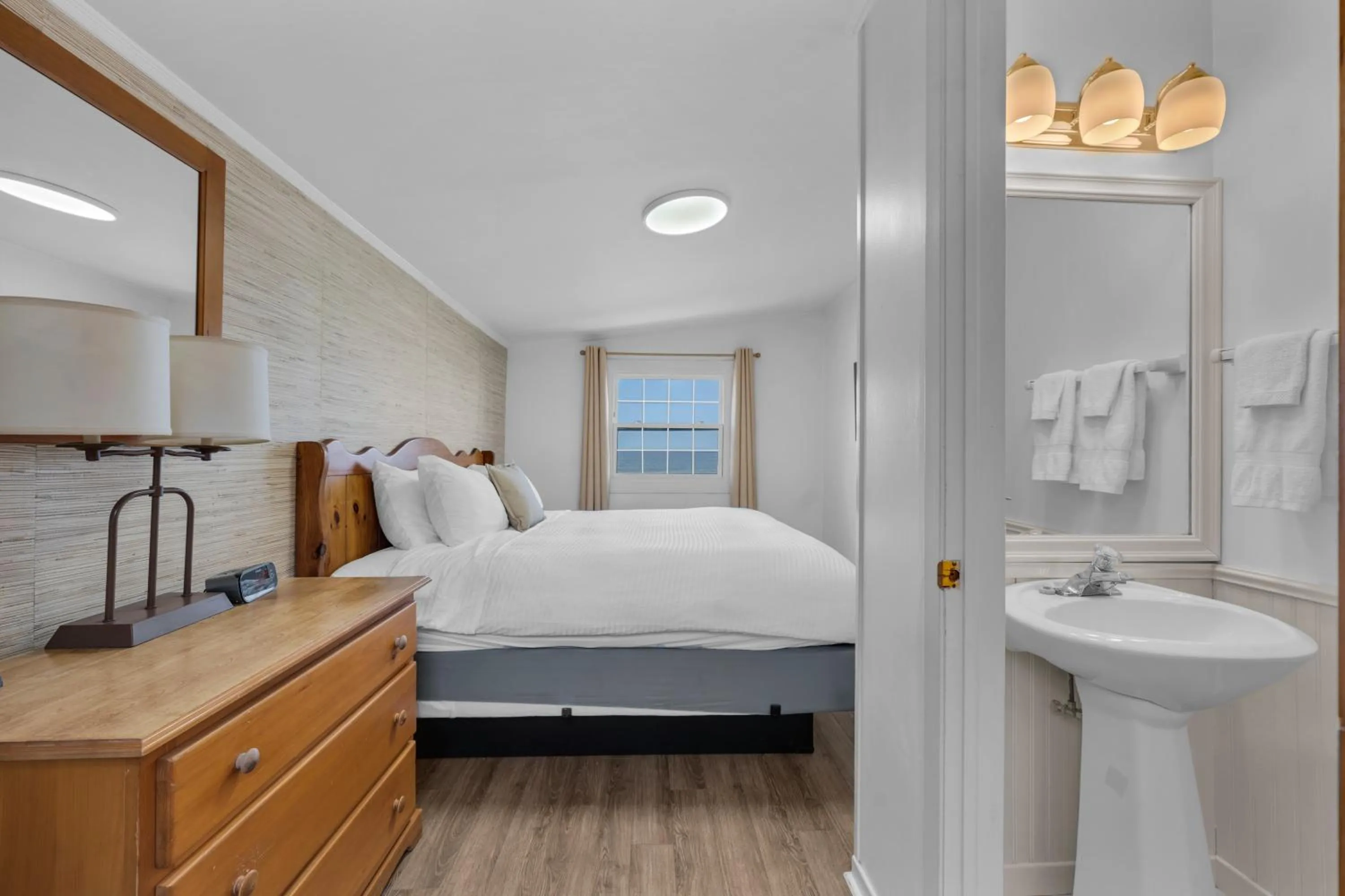 Bed in White Point Beach Resort