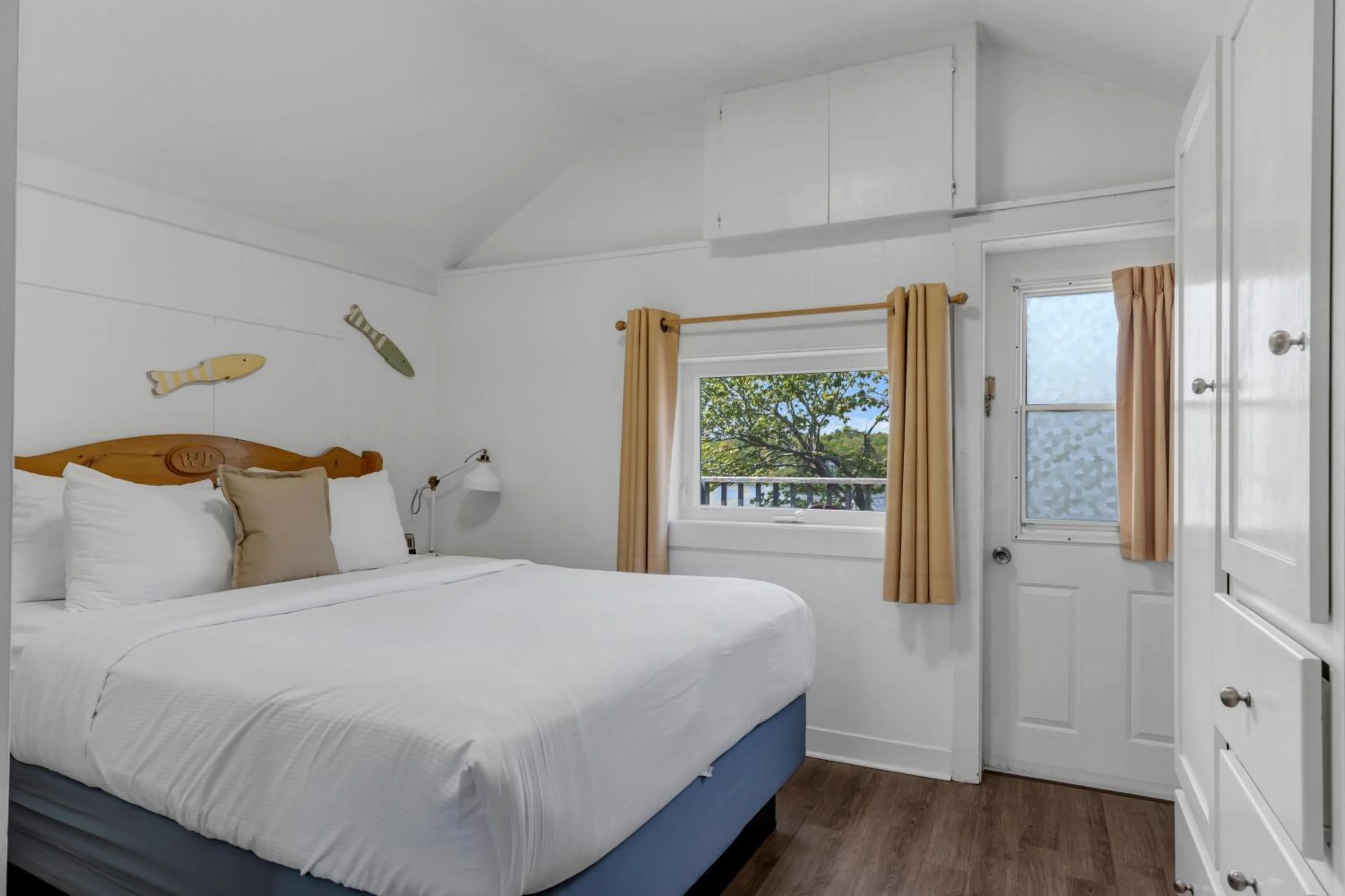 Bed in White Point Beach Resort