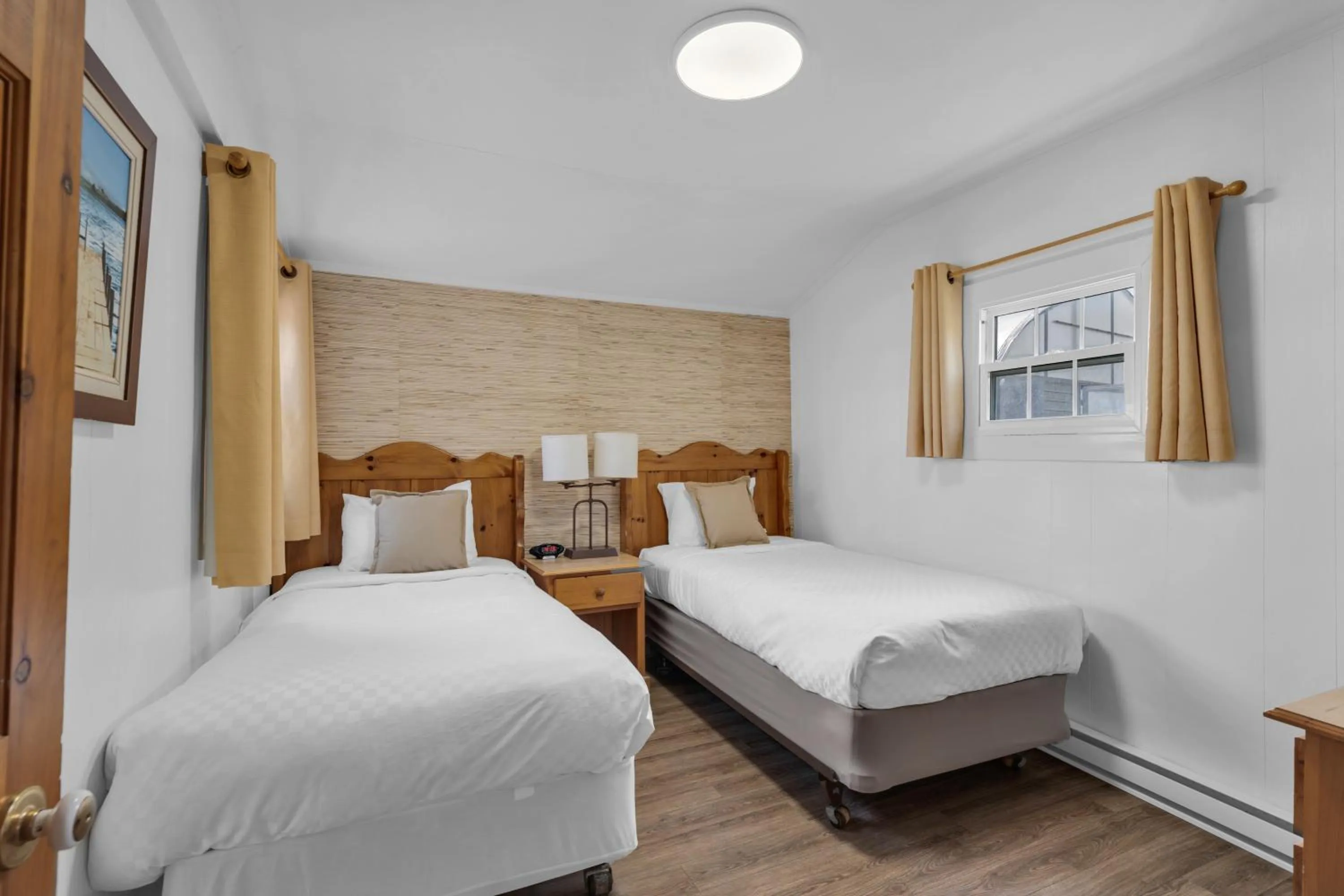 Bed in White Point Beach Resort