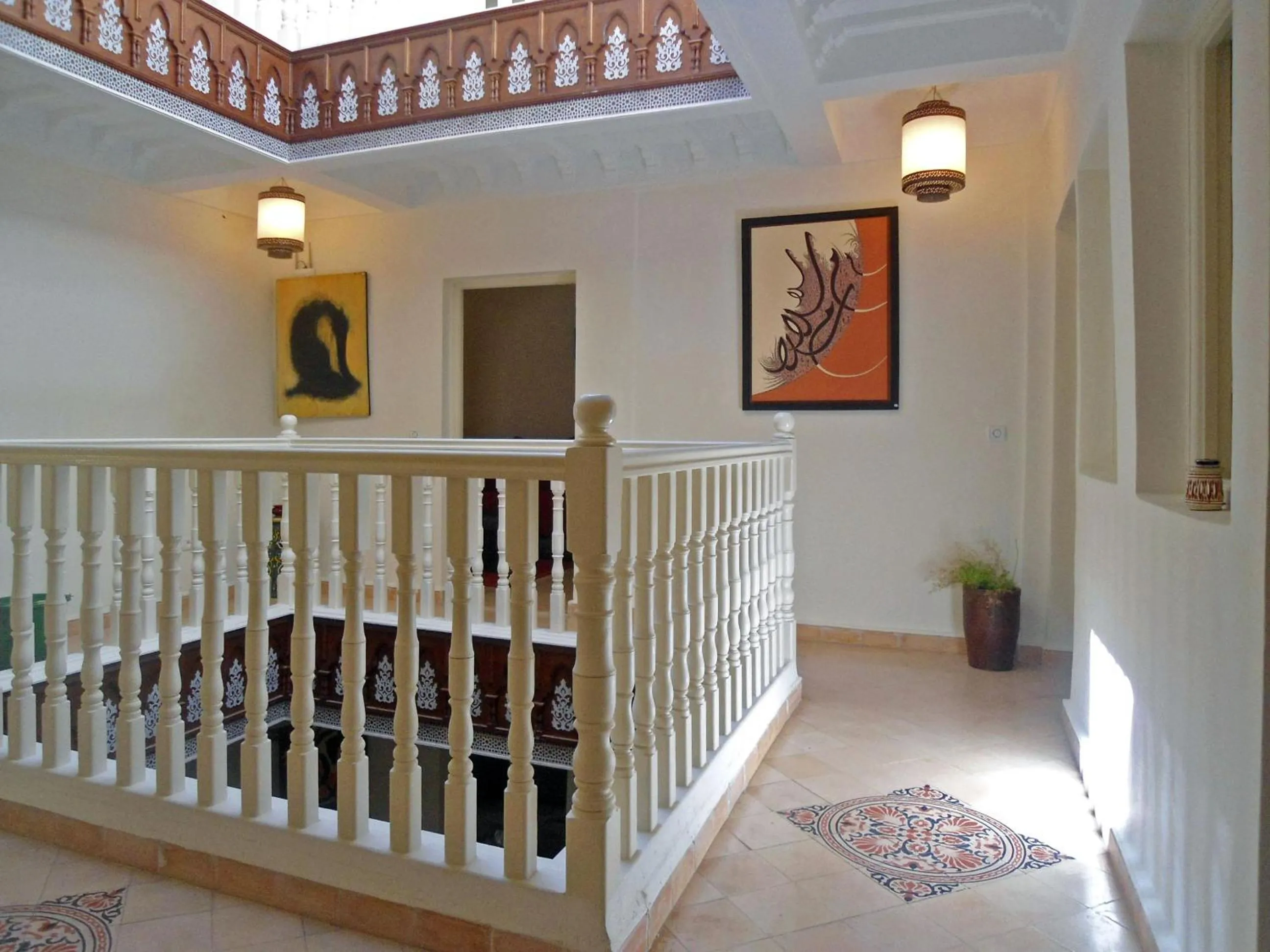 Decorative detail in Hotel Riad Ben Atar