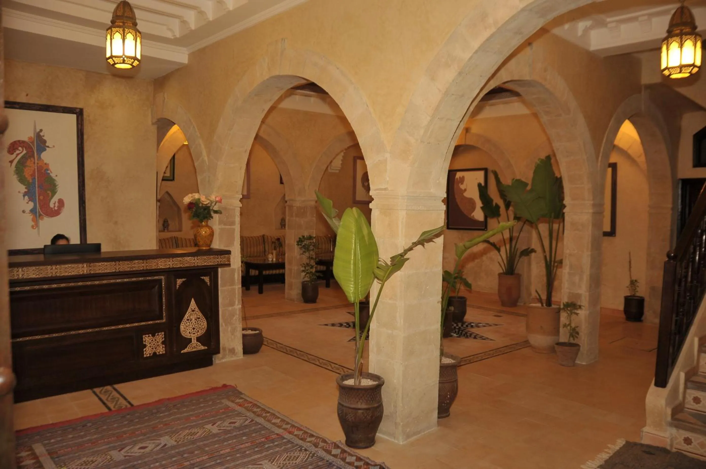 Lobby or reception in Hotel Riad Ben Atar