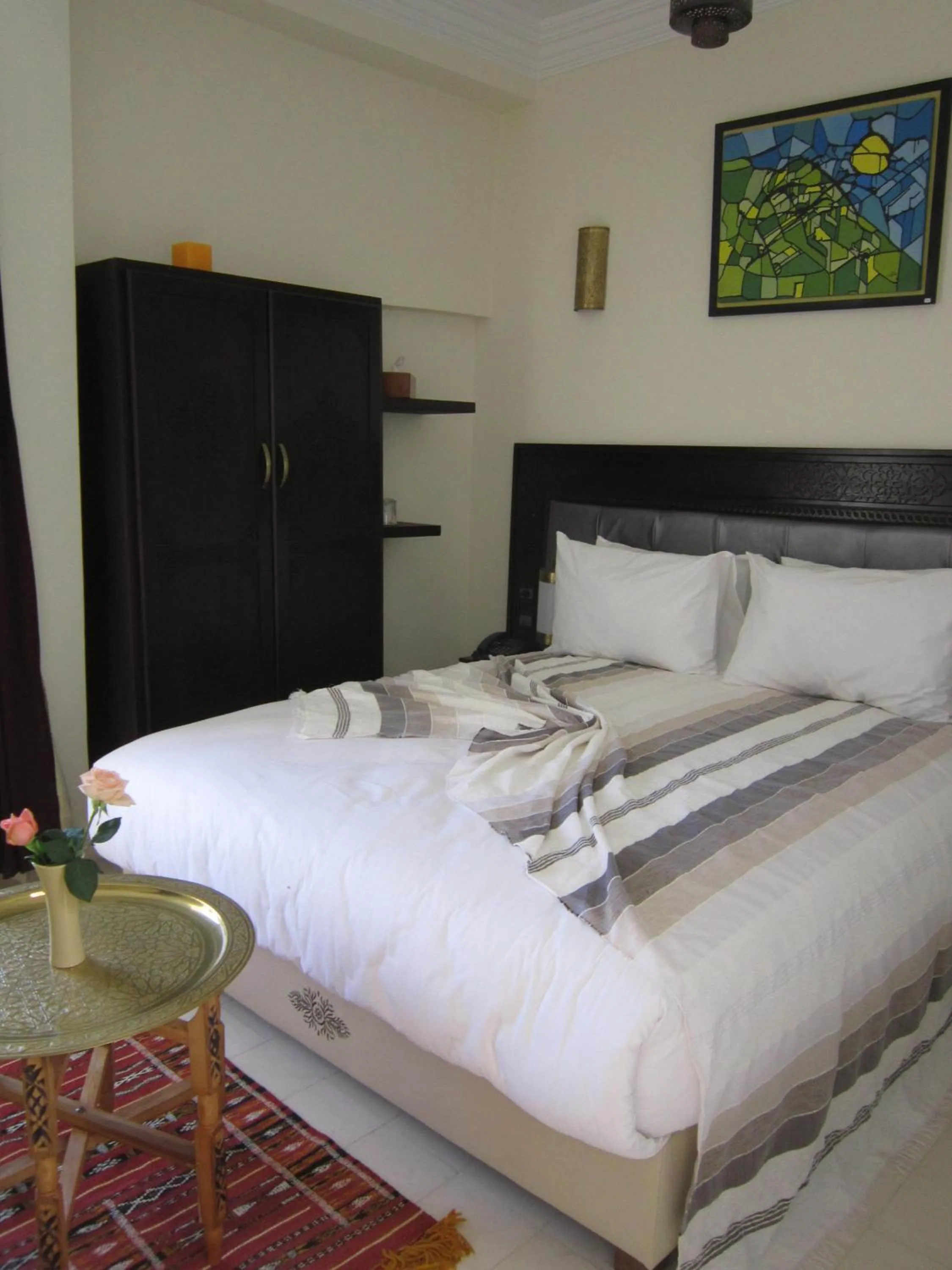 Bed in Hotel Riad Ben Atar