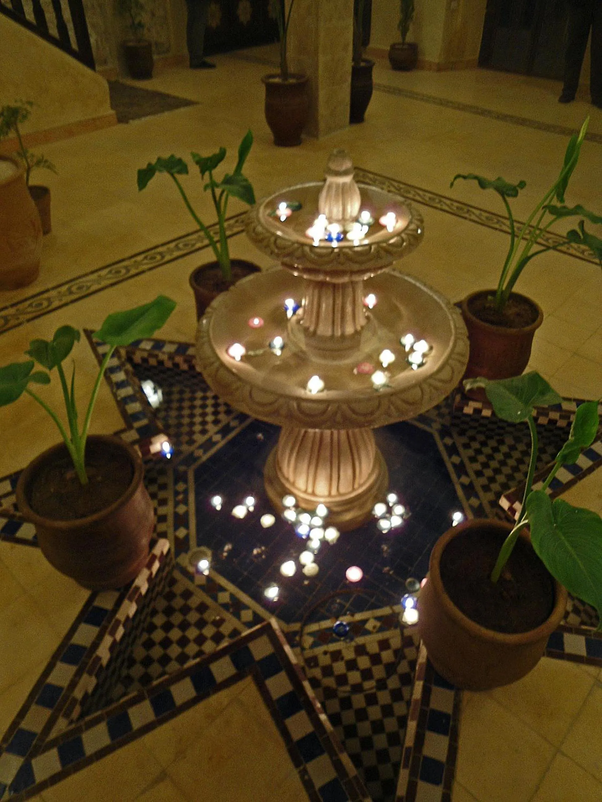 Decorative detail in Hotel Riad Ben Atar