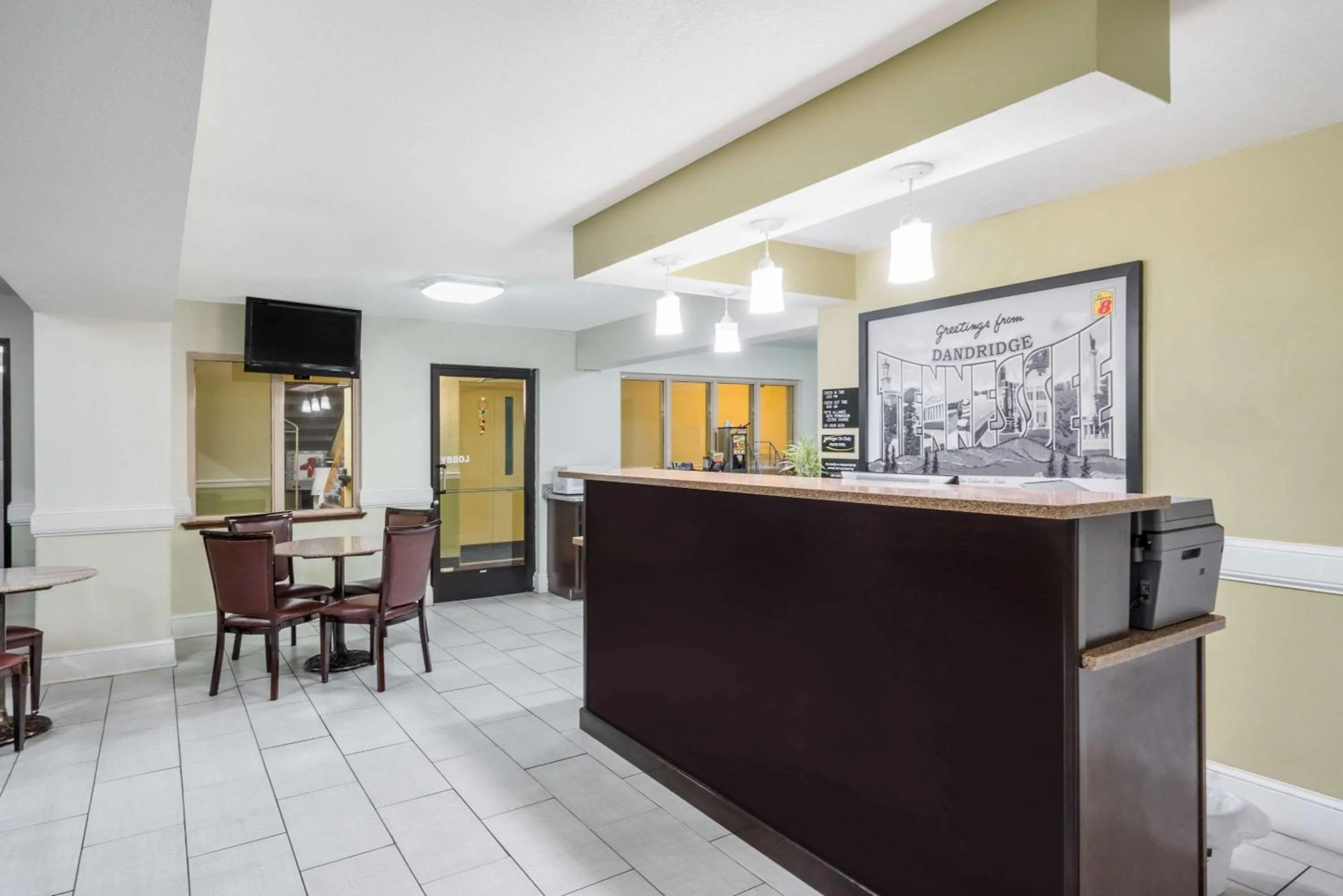 Lobby or reception in Super 8 by Wyndham Dandridge
