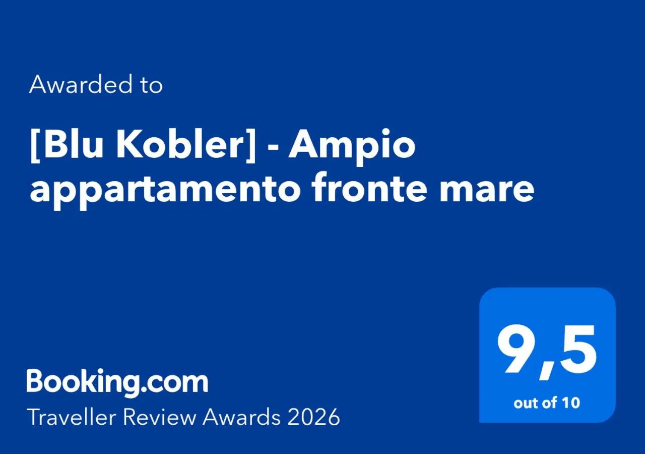 [Blu Kobler] - Ampio appartamento fronte mare