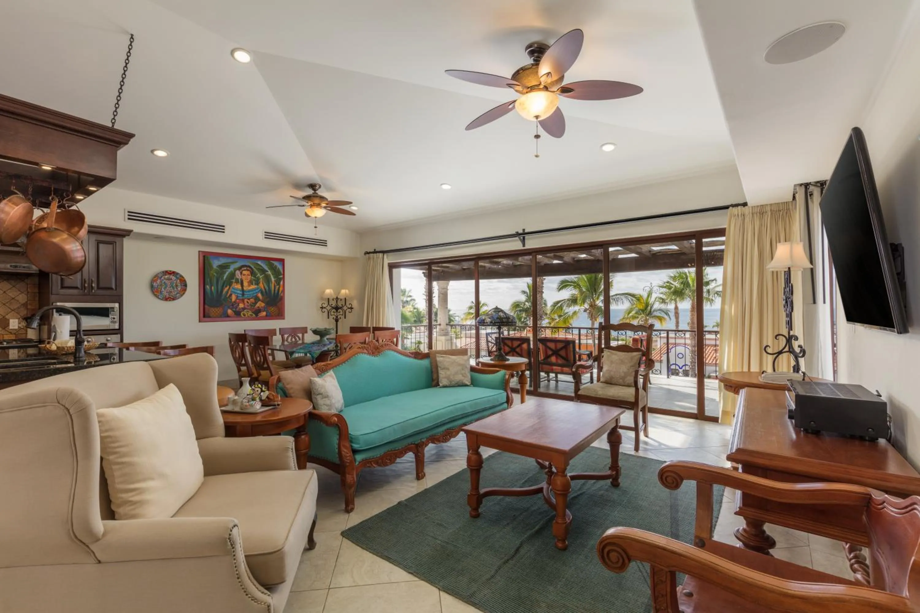 Living room in The Residences at Hacienda Encantada