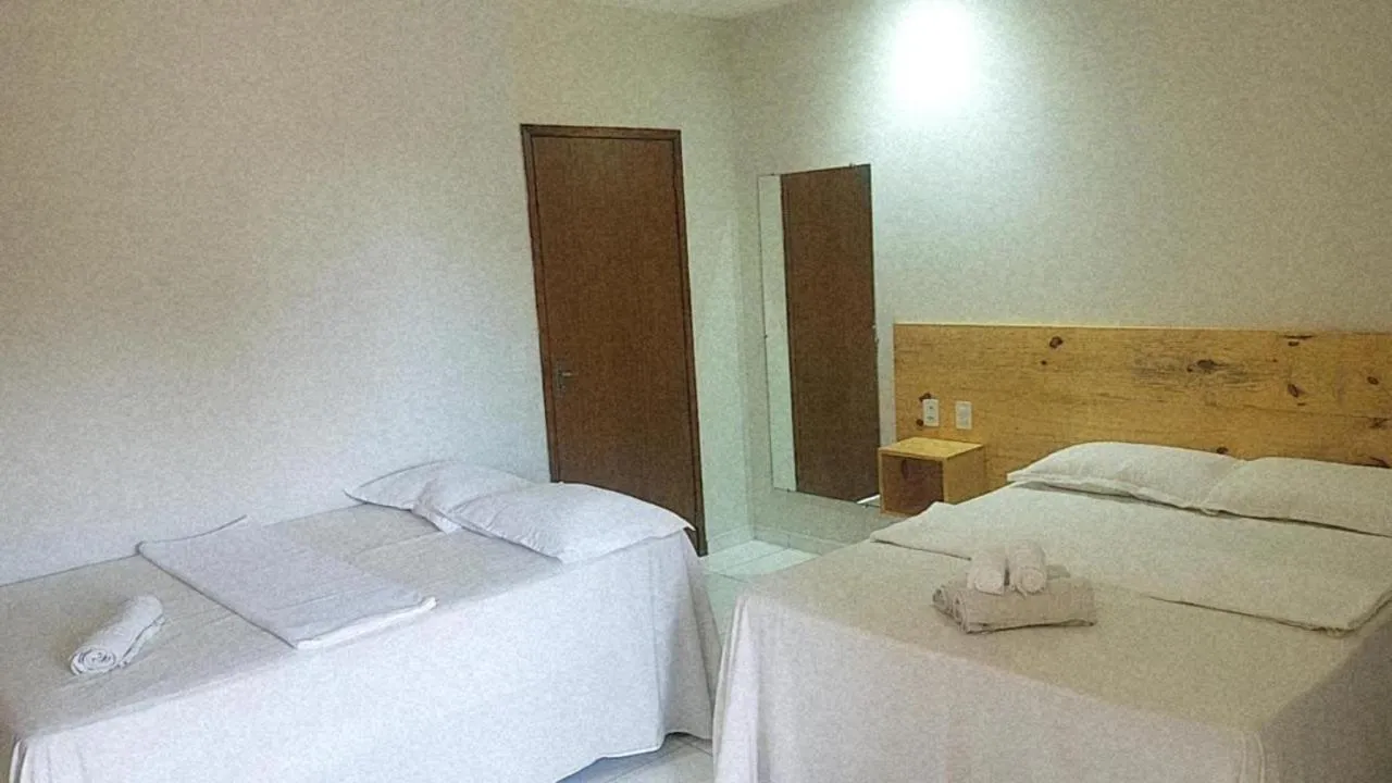 Bed in Tambazulik Pousada Maragogi