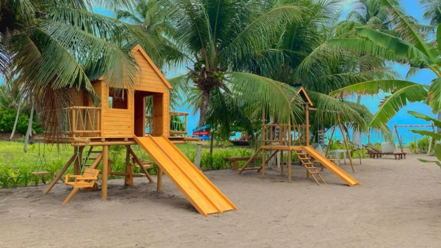 Children play ground in Tambazulik Pousada Maragogi