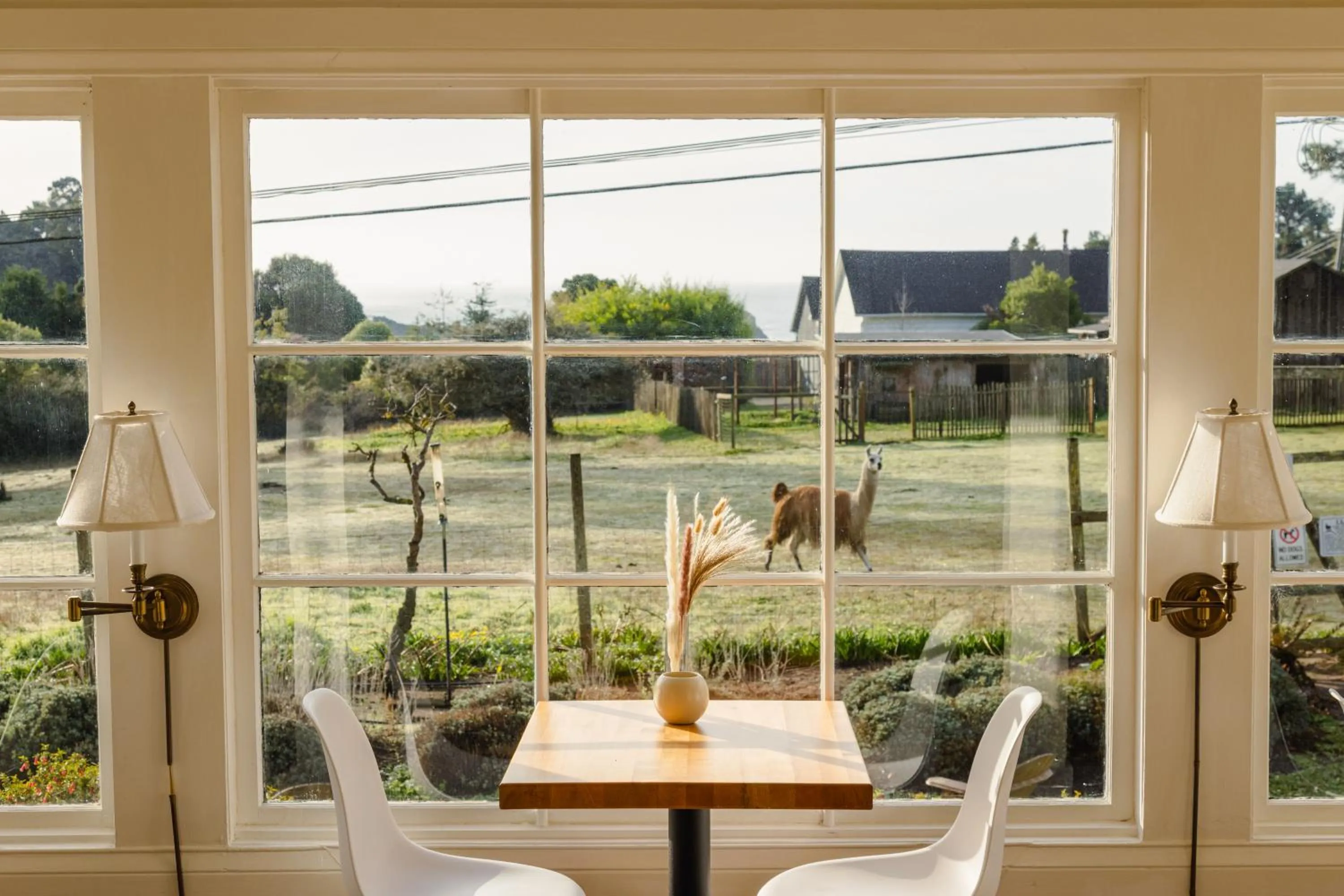 Dining area in SCP Mendocino Inn and Farm
