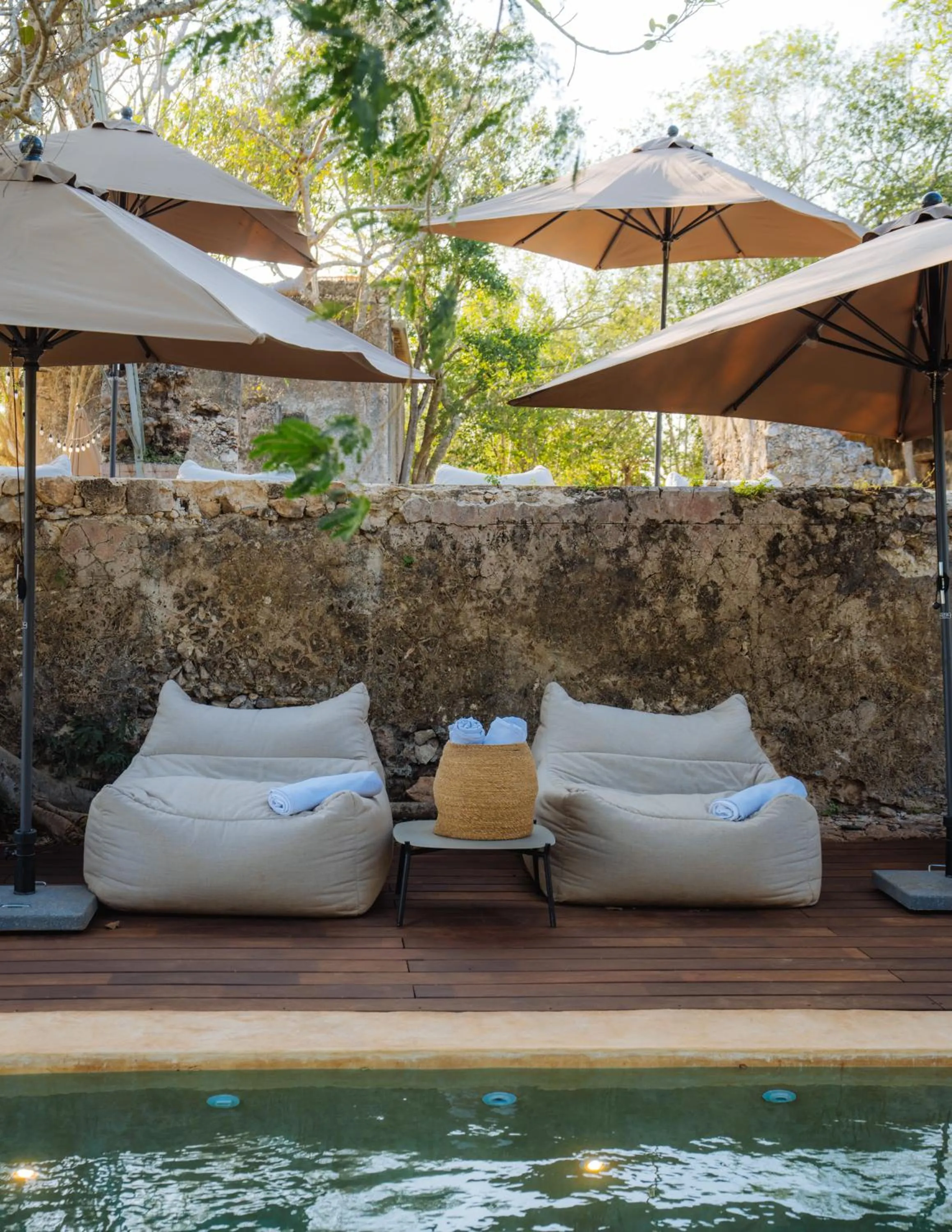 Pool view in Viatura Hacienda Xtojil, Yucatan, Merida, with Optional All Inclusive