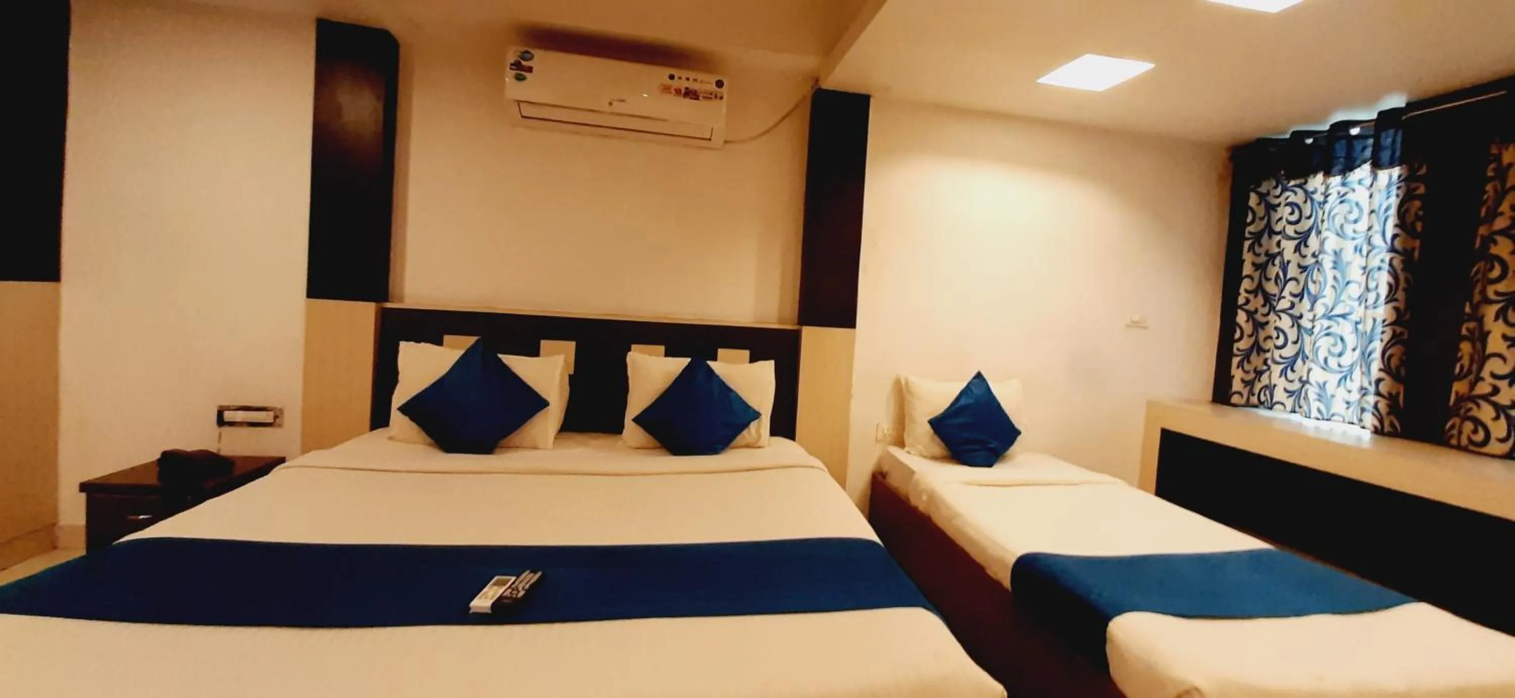 Bed in Hotel Kosala Vijayawada