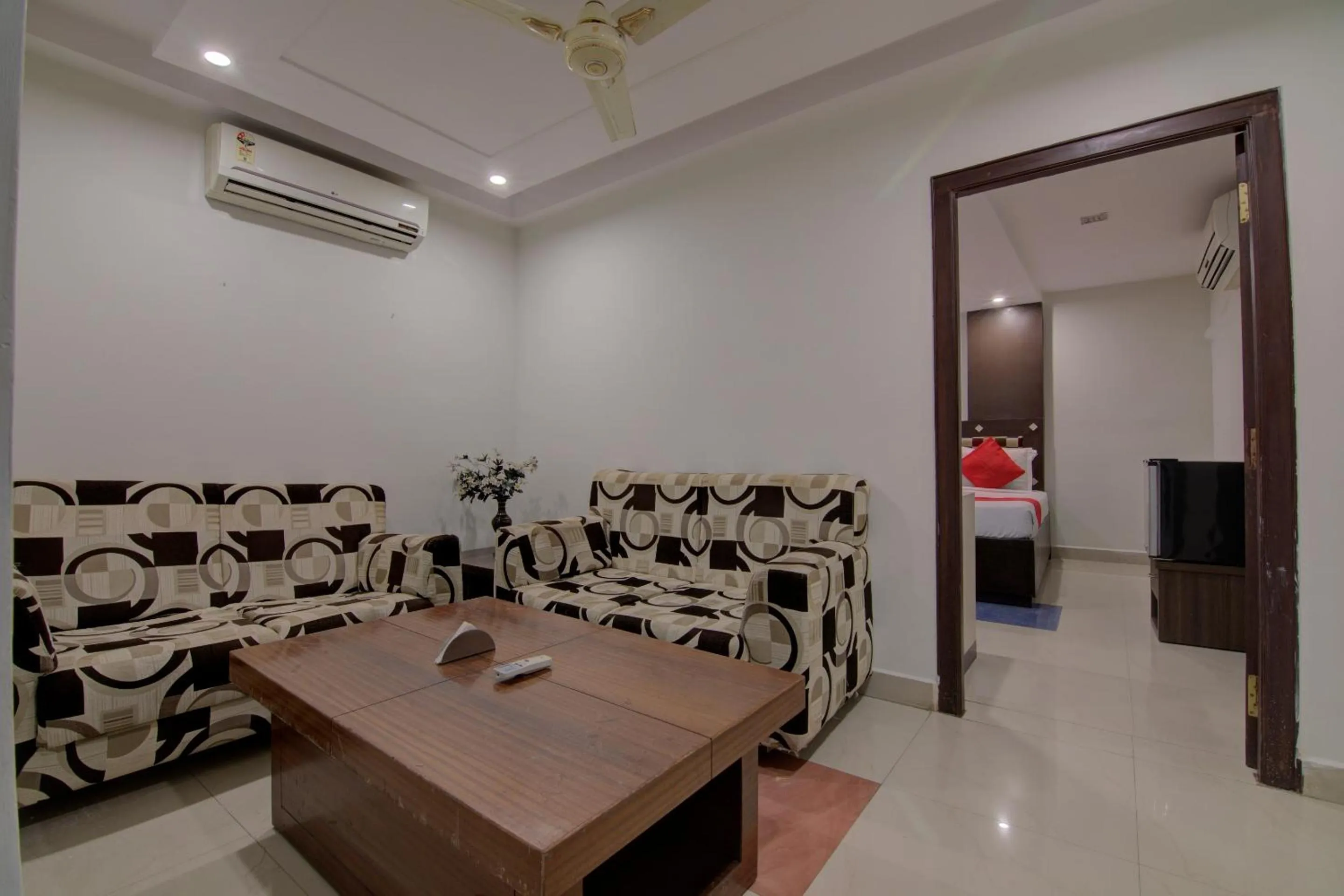 Seating area in Hotel Kosala Vijayawada