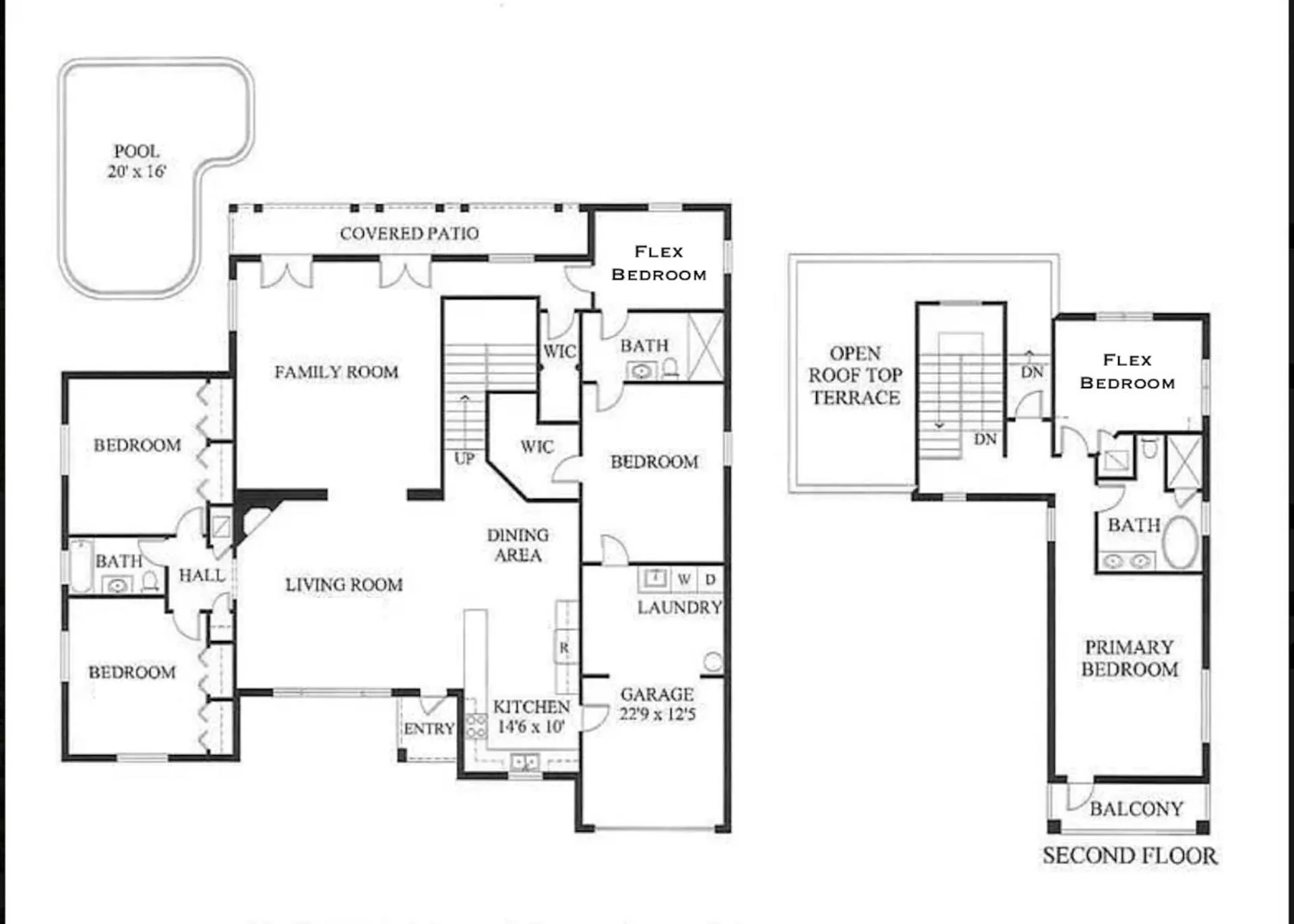Floor plan in Santa Lucia Estate - Hotel Homes