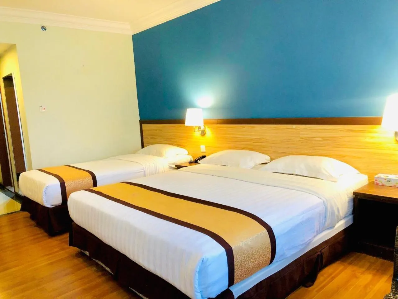 Bed in TD Lodge Kota Belud