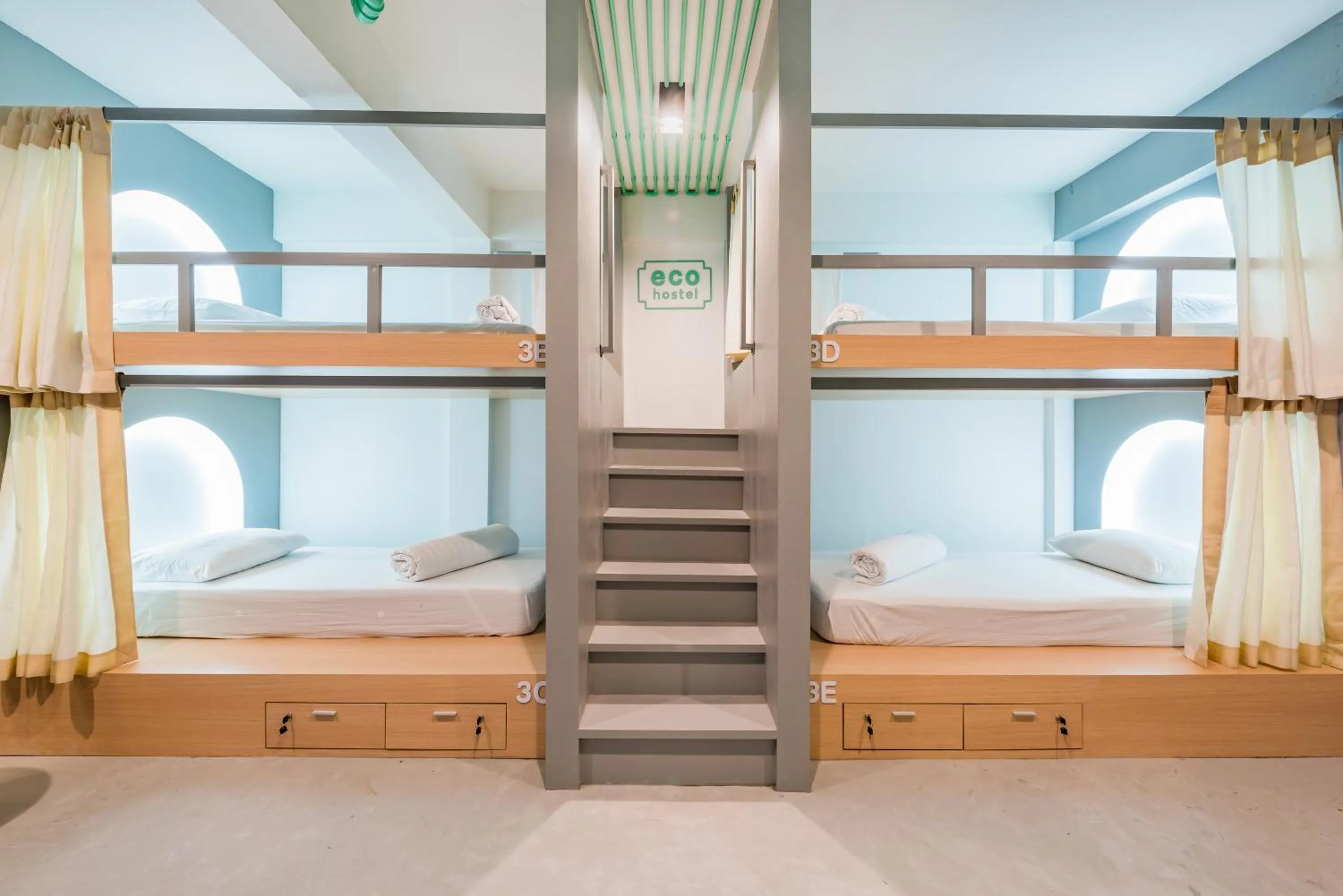 bunk bed, Bed in Eco Hostel