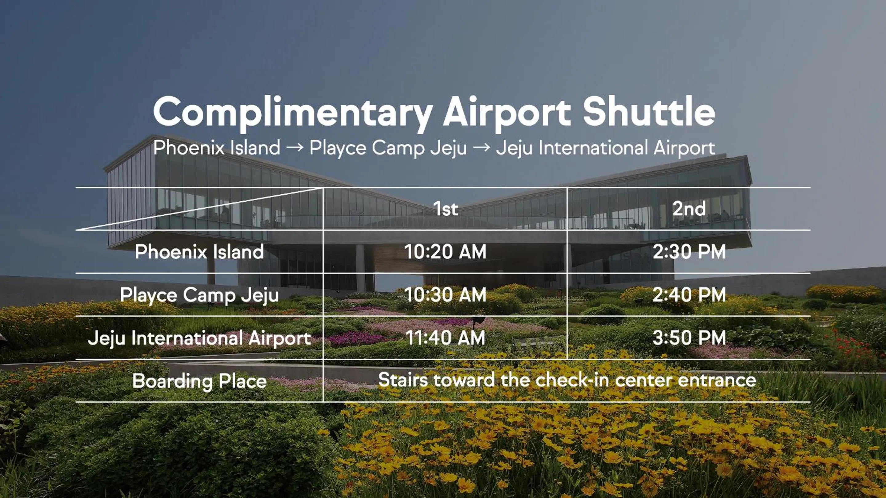 shuttle in Phoenix Island