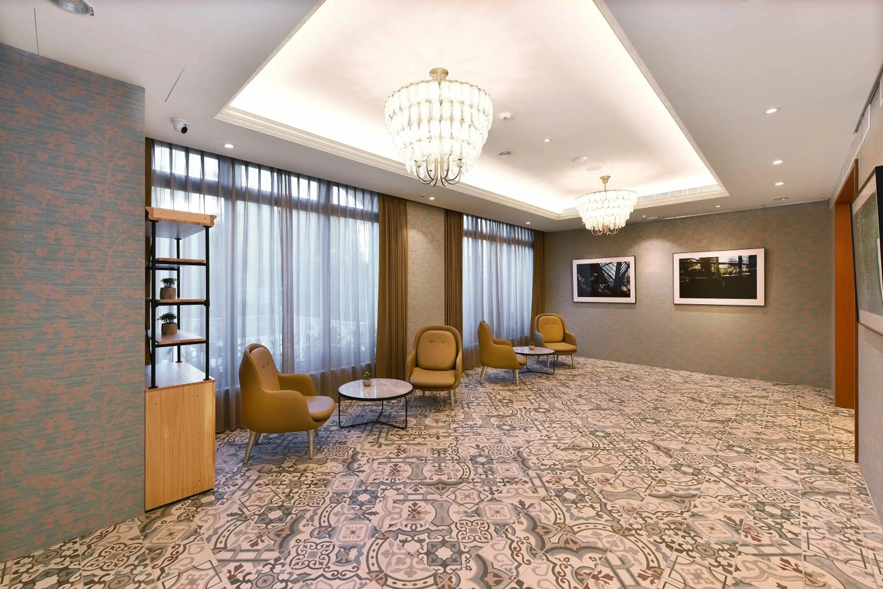 Seating area in Fullon Poshtel - Shuili