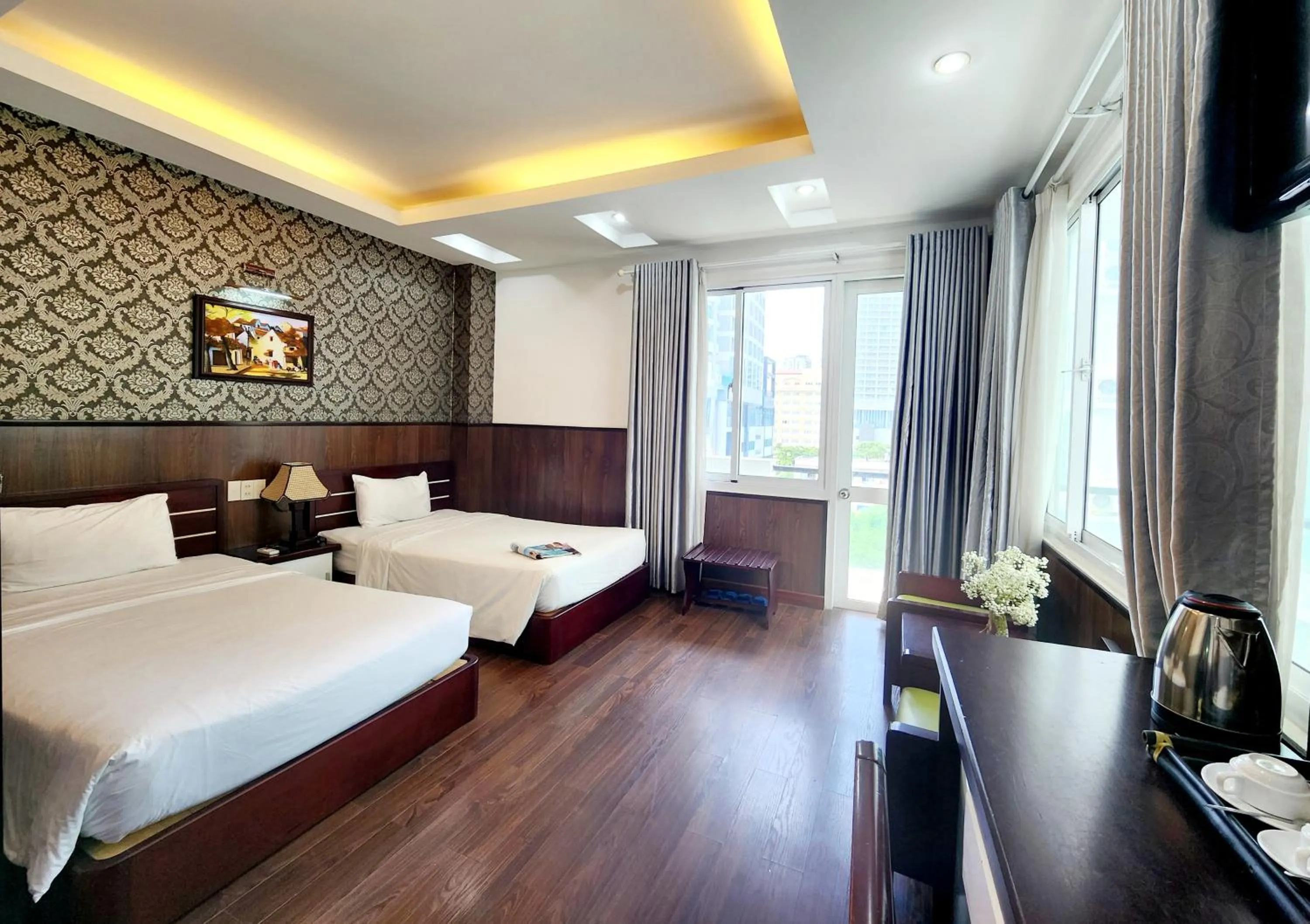 Bed in Happy Light Central Nha Trang