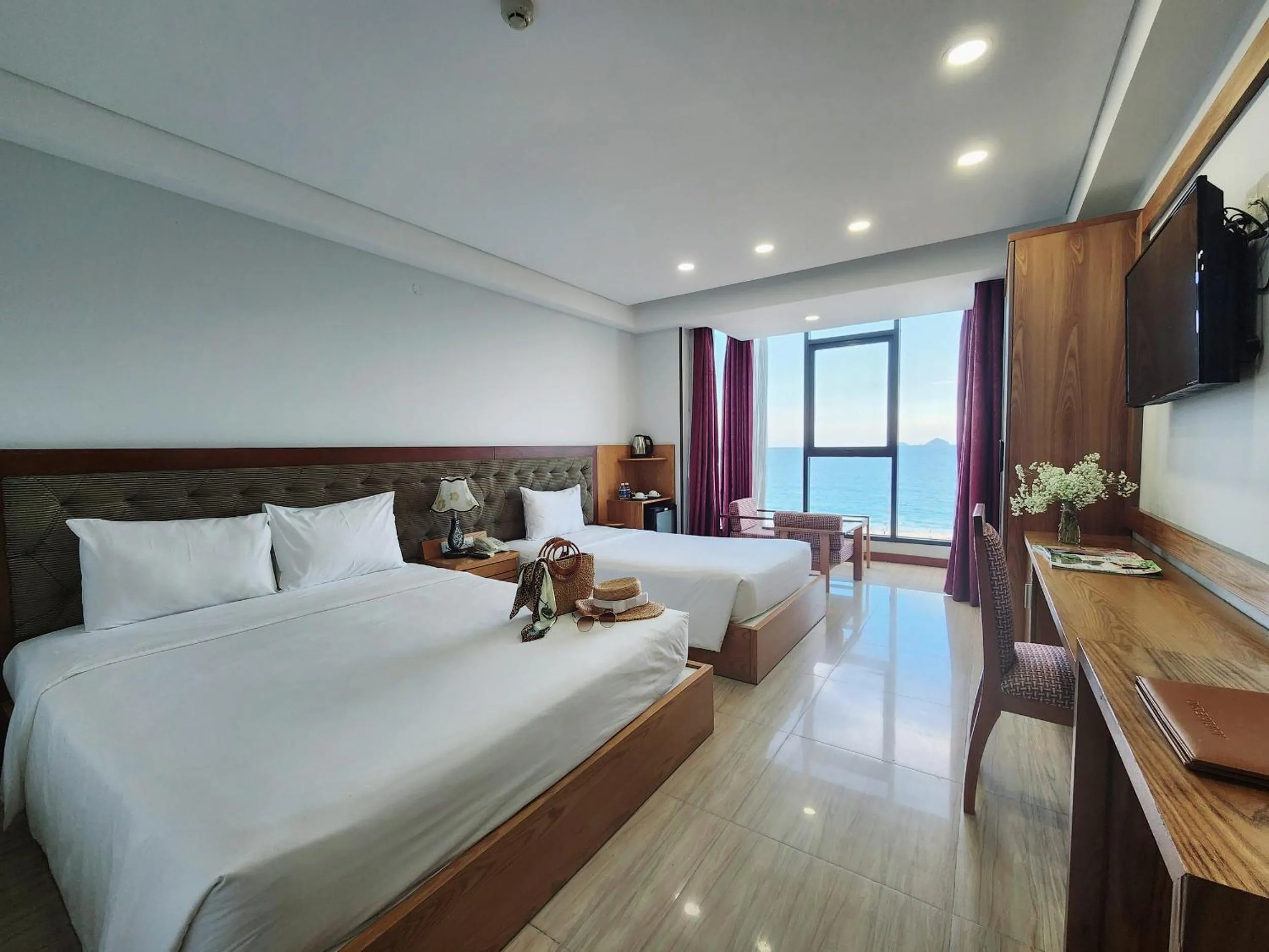 Bed in Happy Light Central Nha Trang