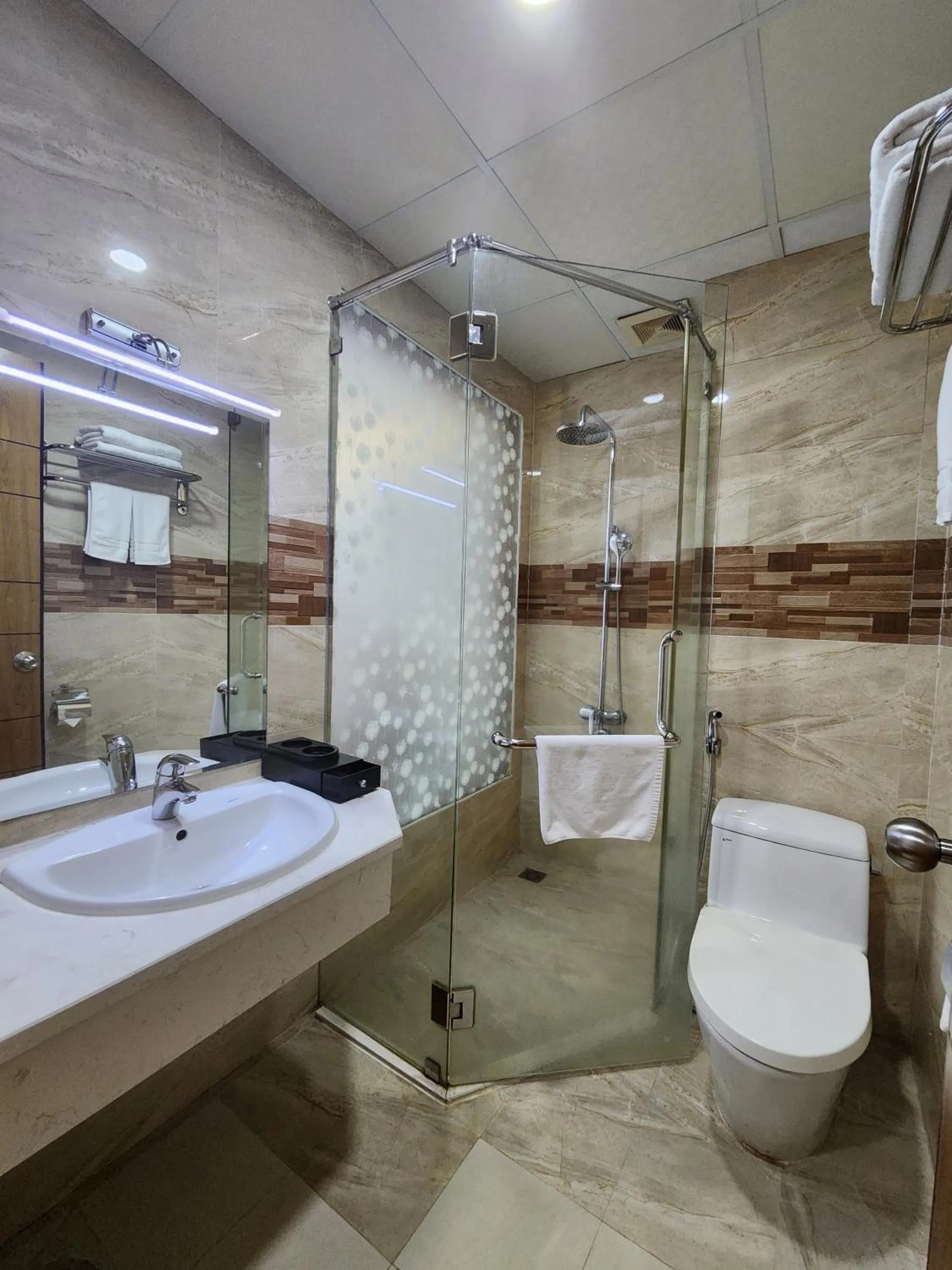 Bathroom in Happy Light Central Nha Trang
