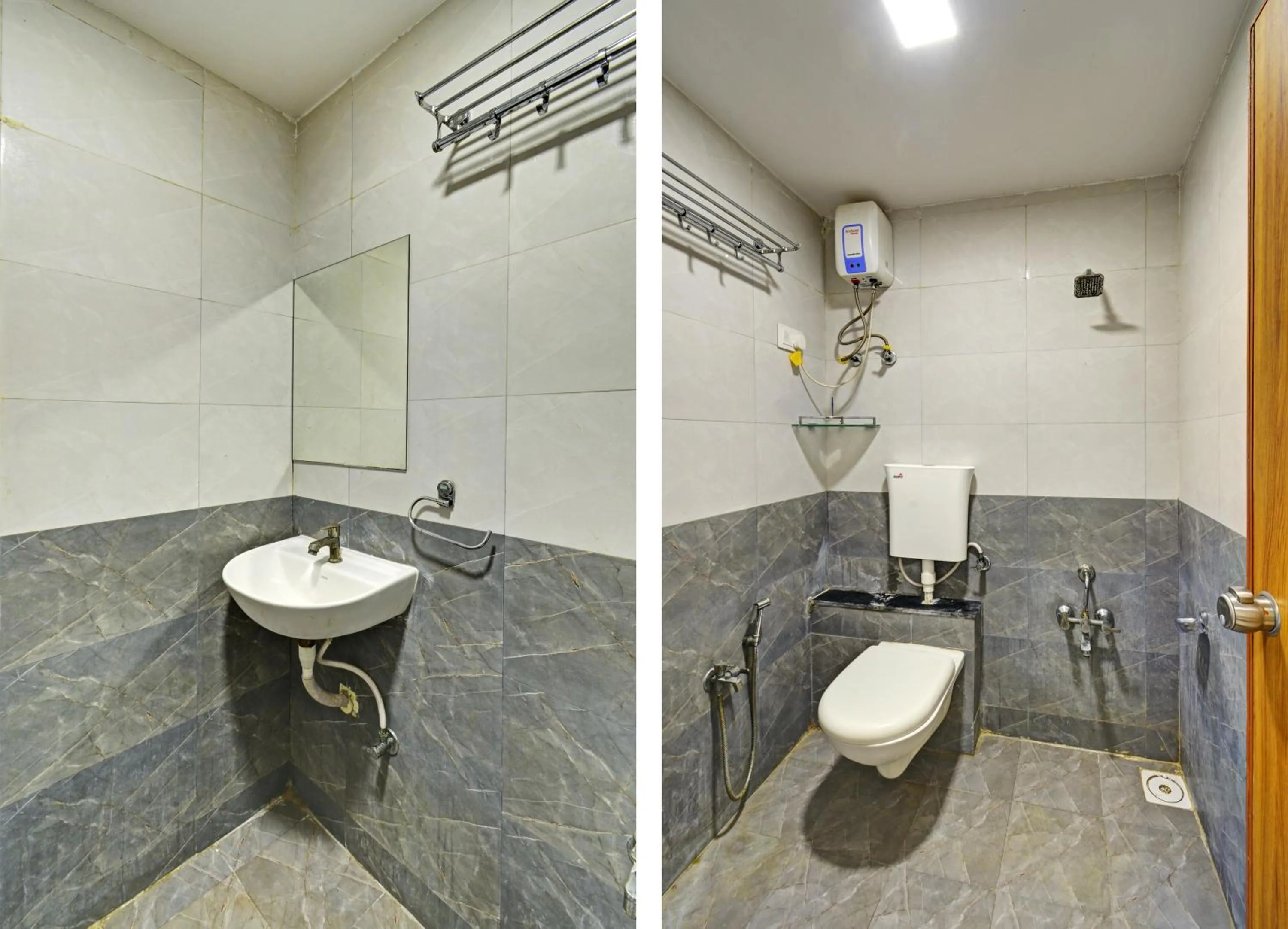 Shower in Hotel Royal Ican Sindhubhavan Road