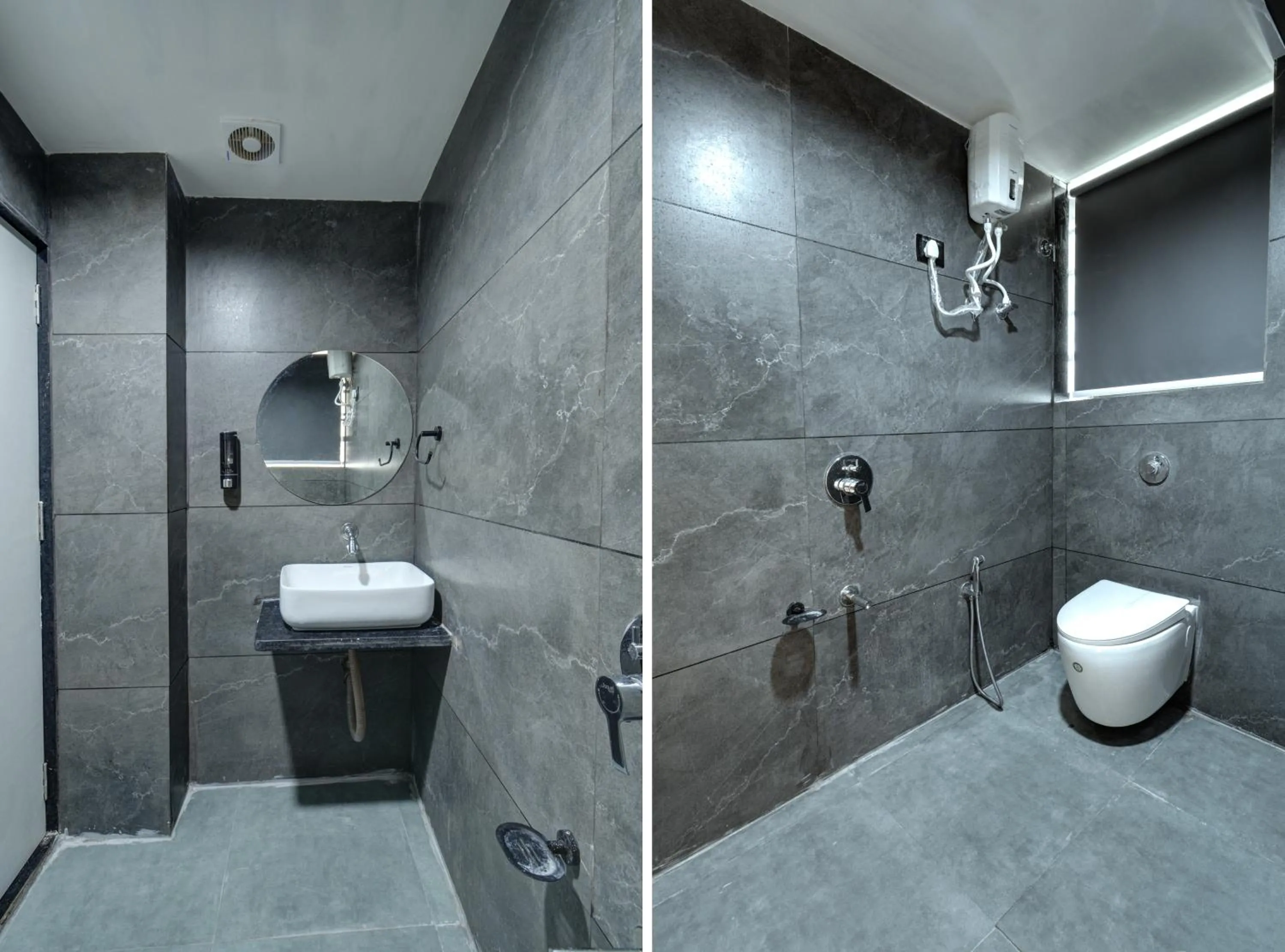 Shower in Hotel Royal Ican Sindhubhavan Road