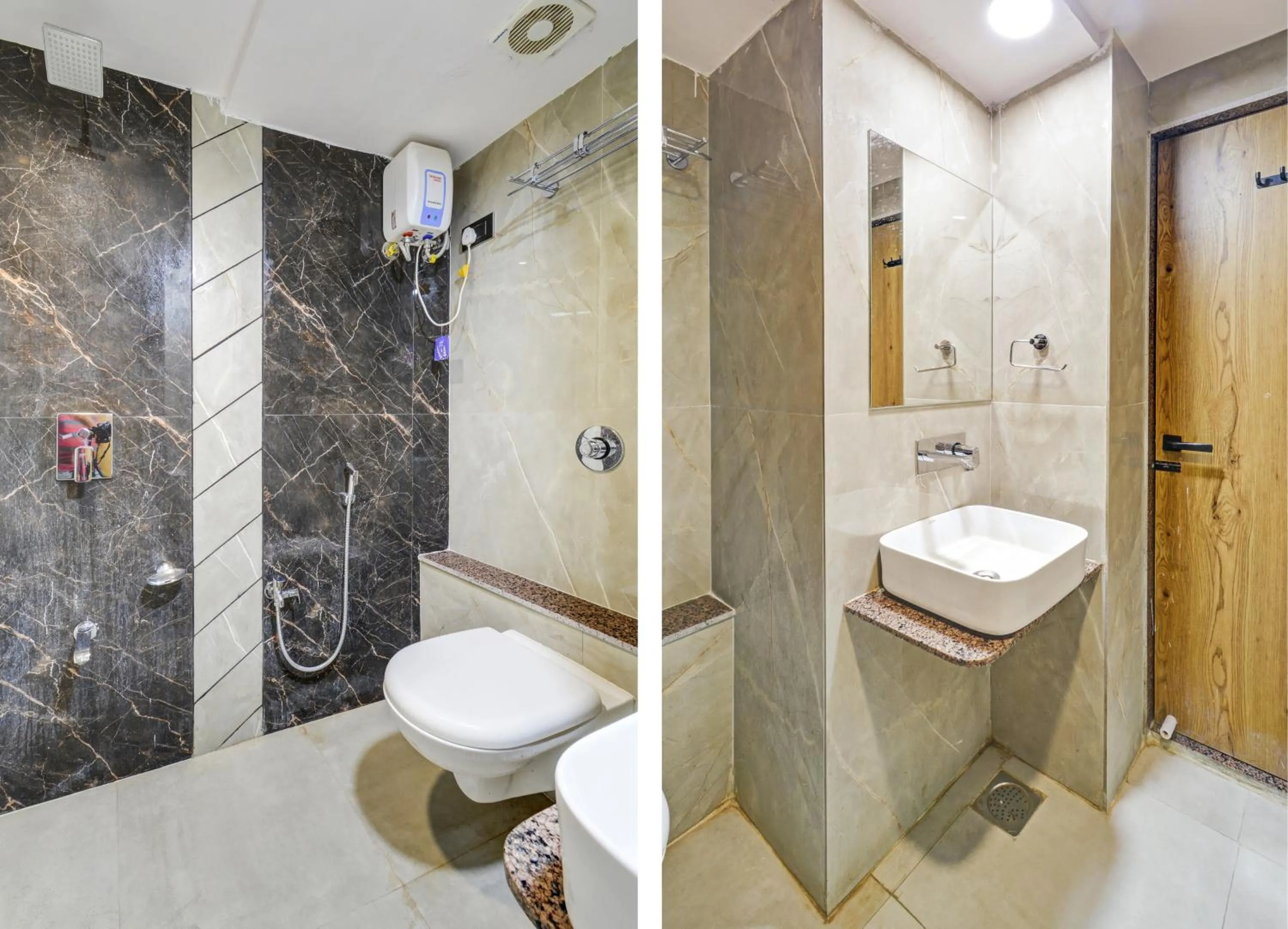 Shower in Hotel Royal Ican Sindhubhavan Road