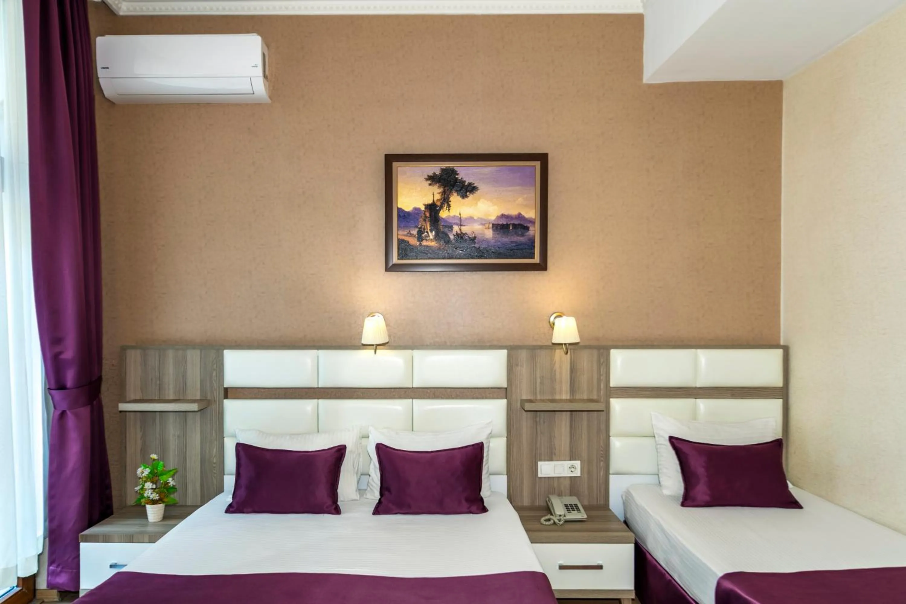 Bed in Nil Hotel İstanbul City Center