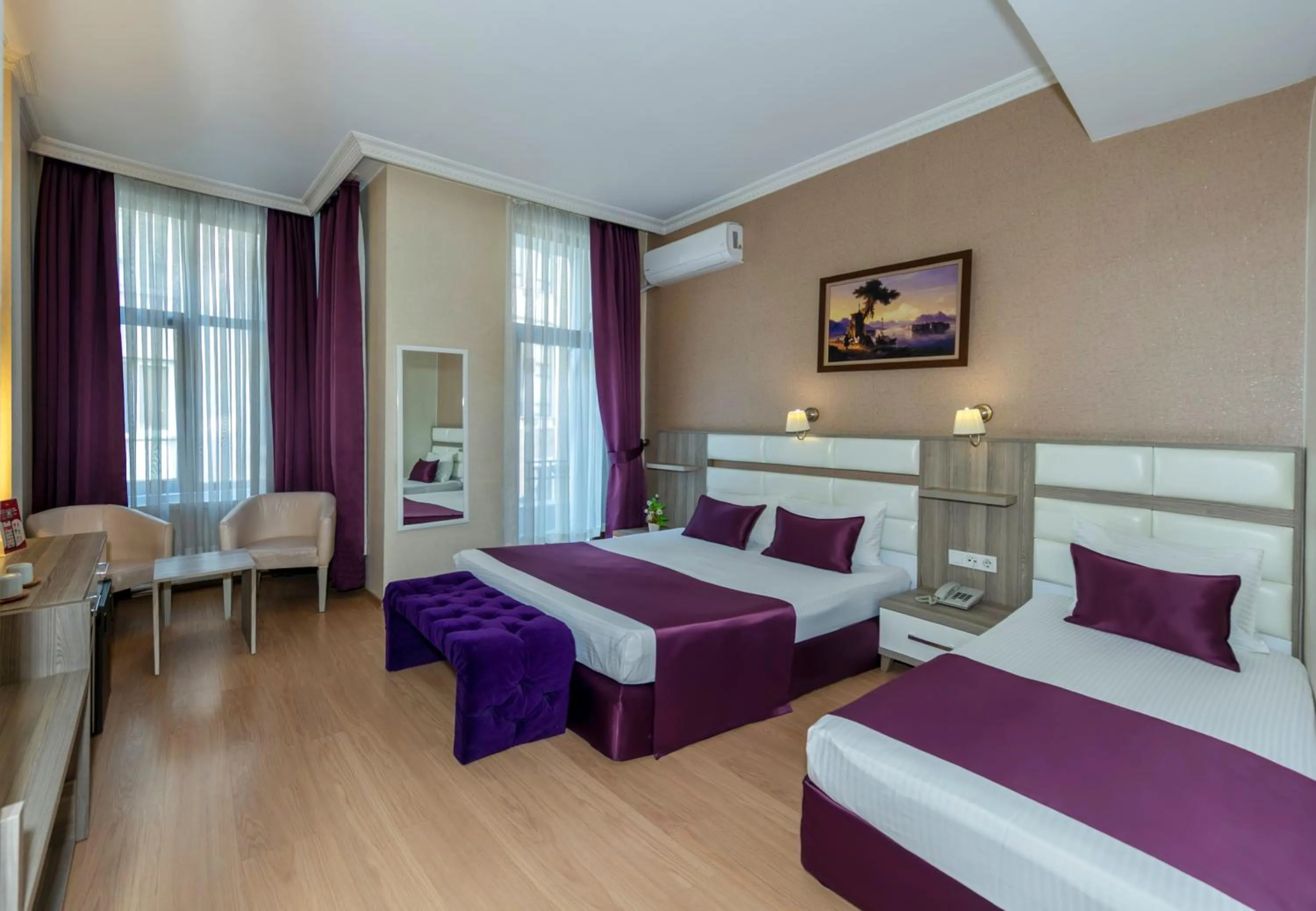 Bed in Nil Hotel İstanbul City Center