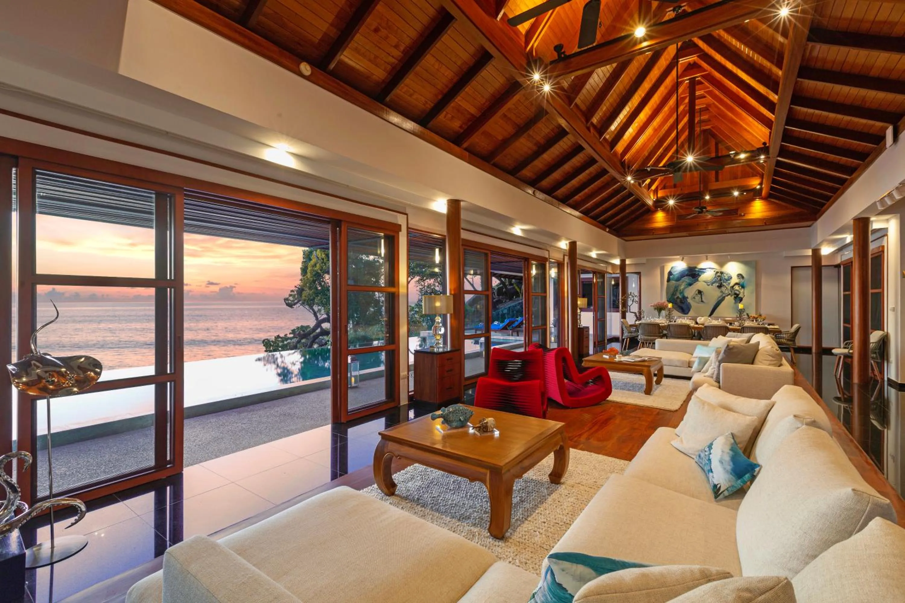 Living room in Villa Varya