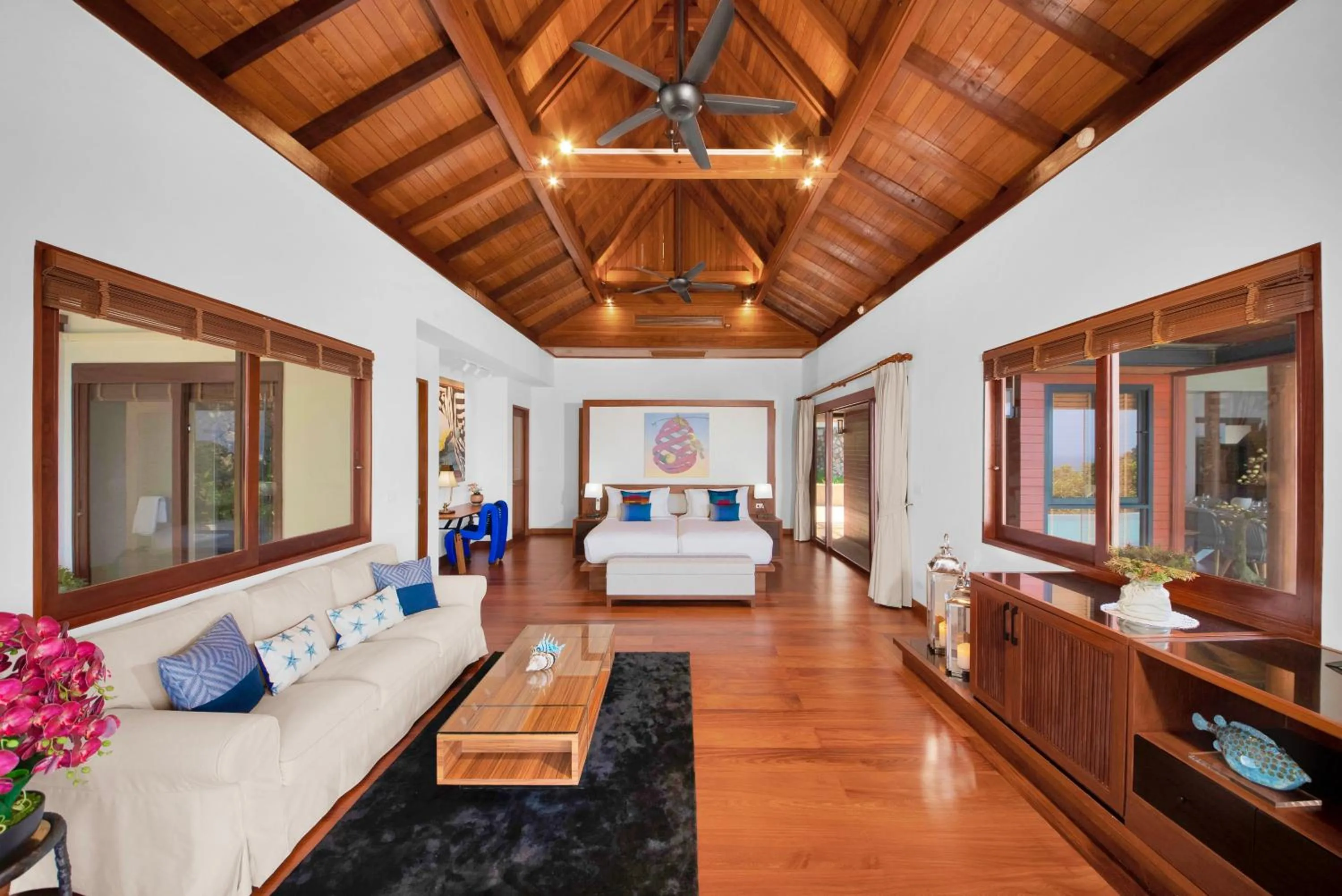 Bedroom, Bed in Villa Varya