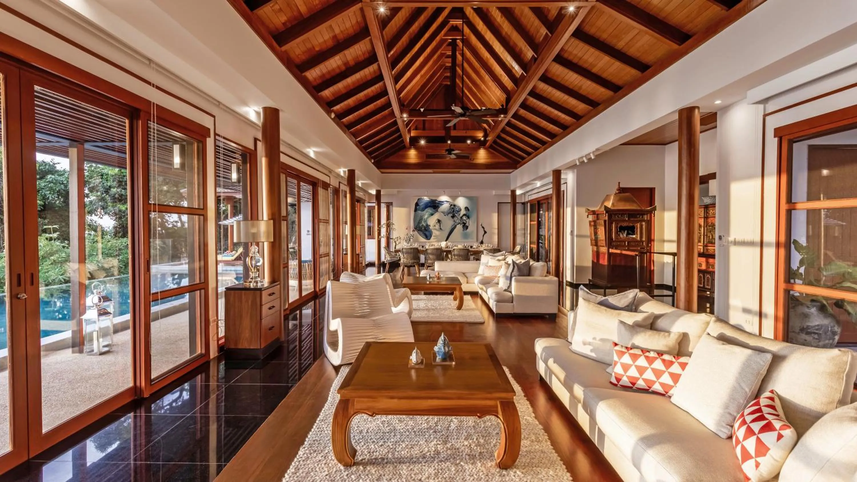 Living room in Villa Varya