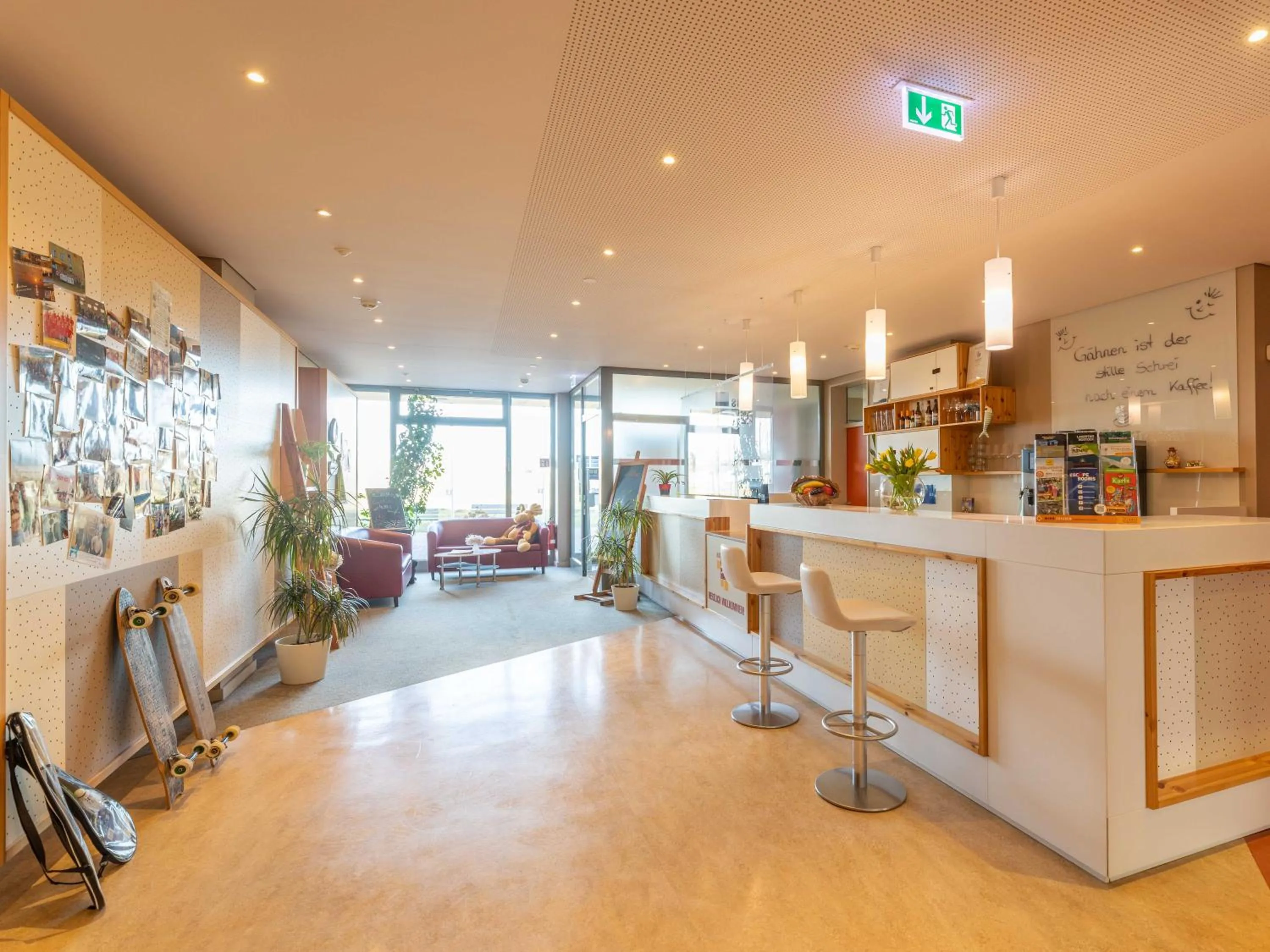 Lobby or reception in Hotel Garni - Haus 54