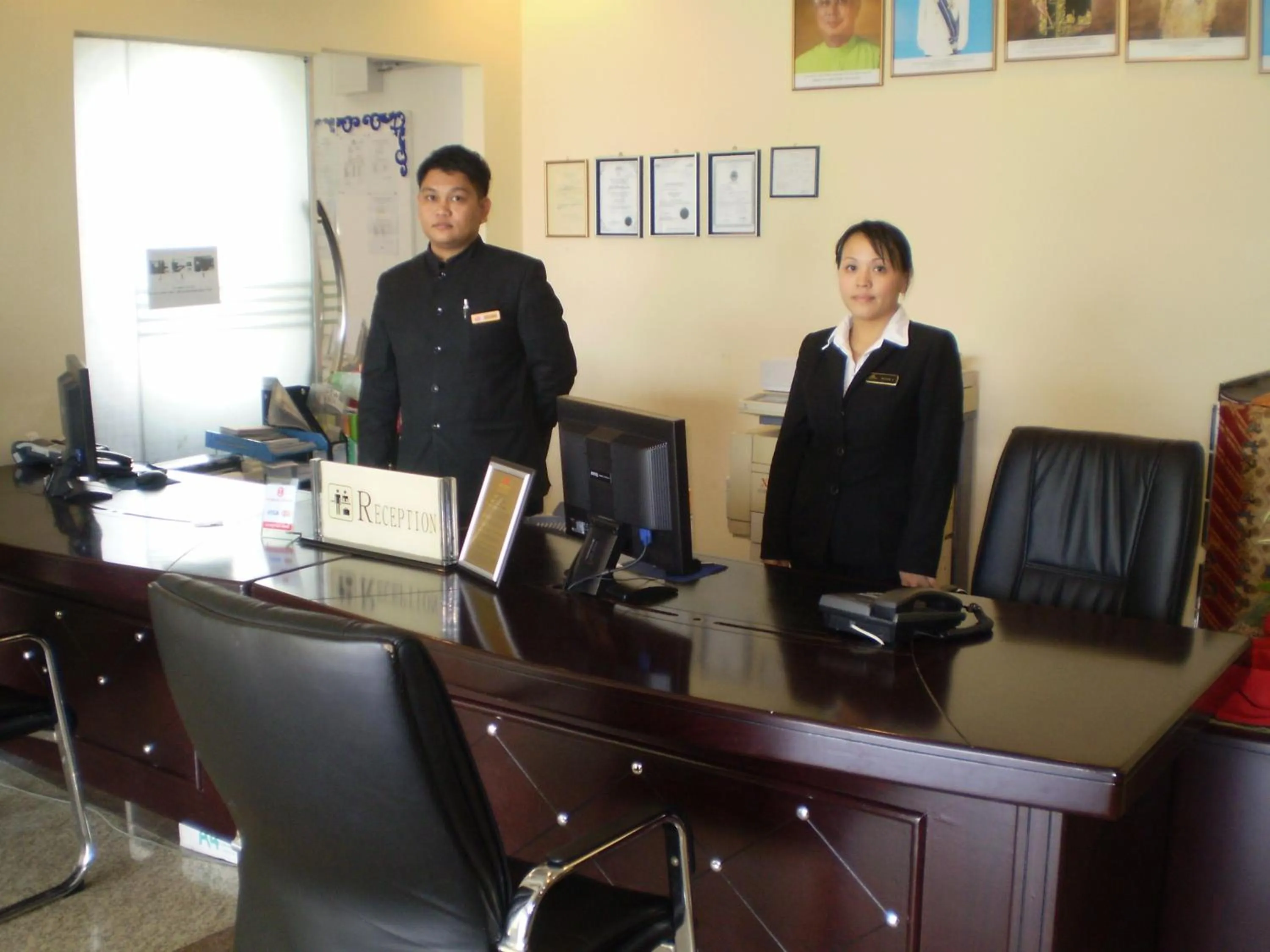 Lobby or reception in Tang Dynasty Lodge Tuaran
