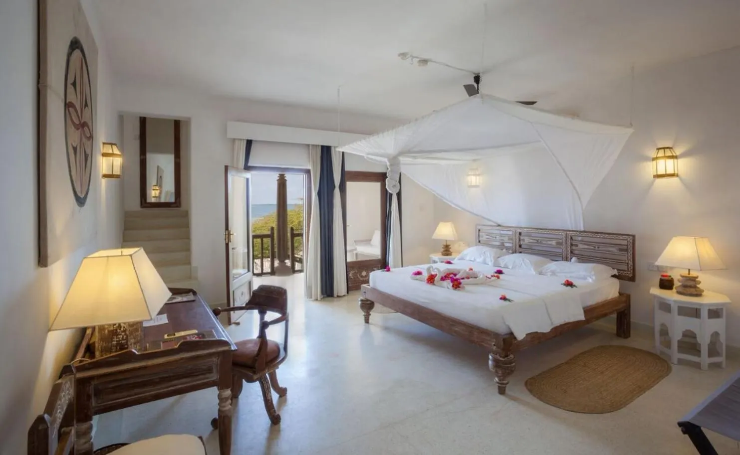 Bed in The Majlis Resort