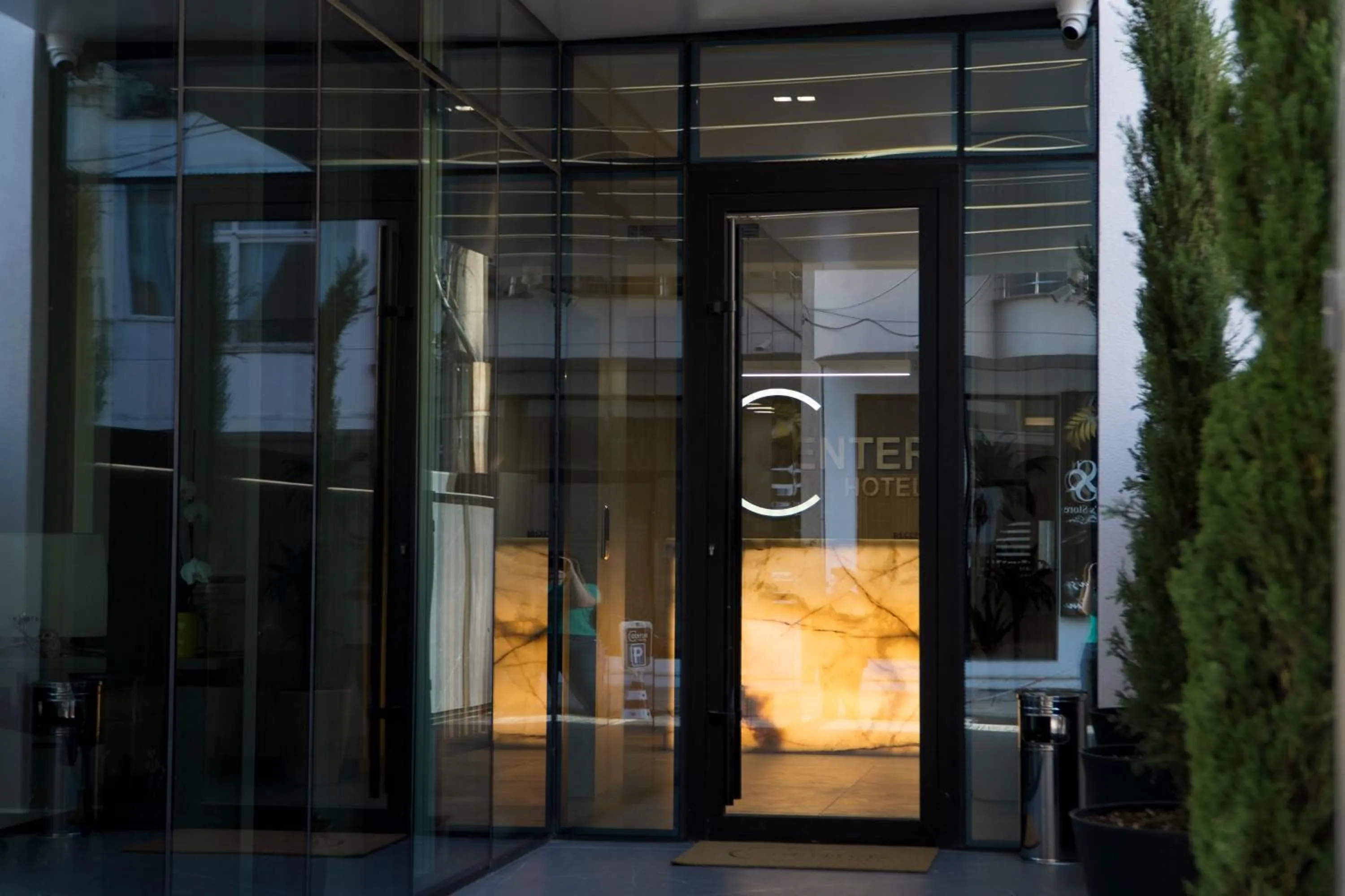 Facade/entrance in Center Hotel
