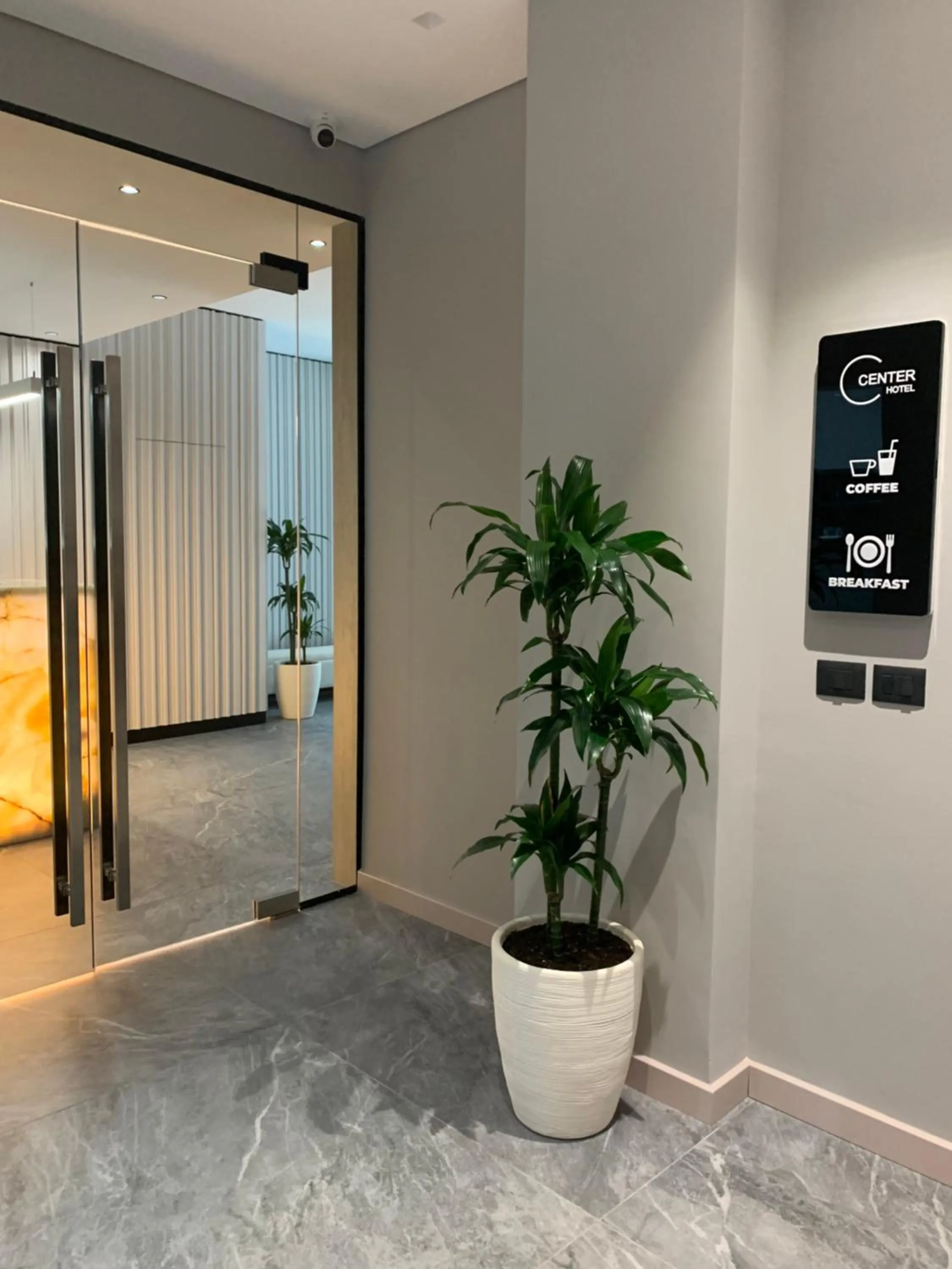 Coffee/tea facilities in Center Hotel